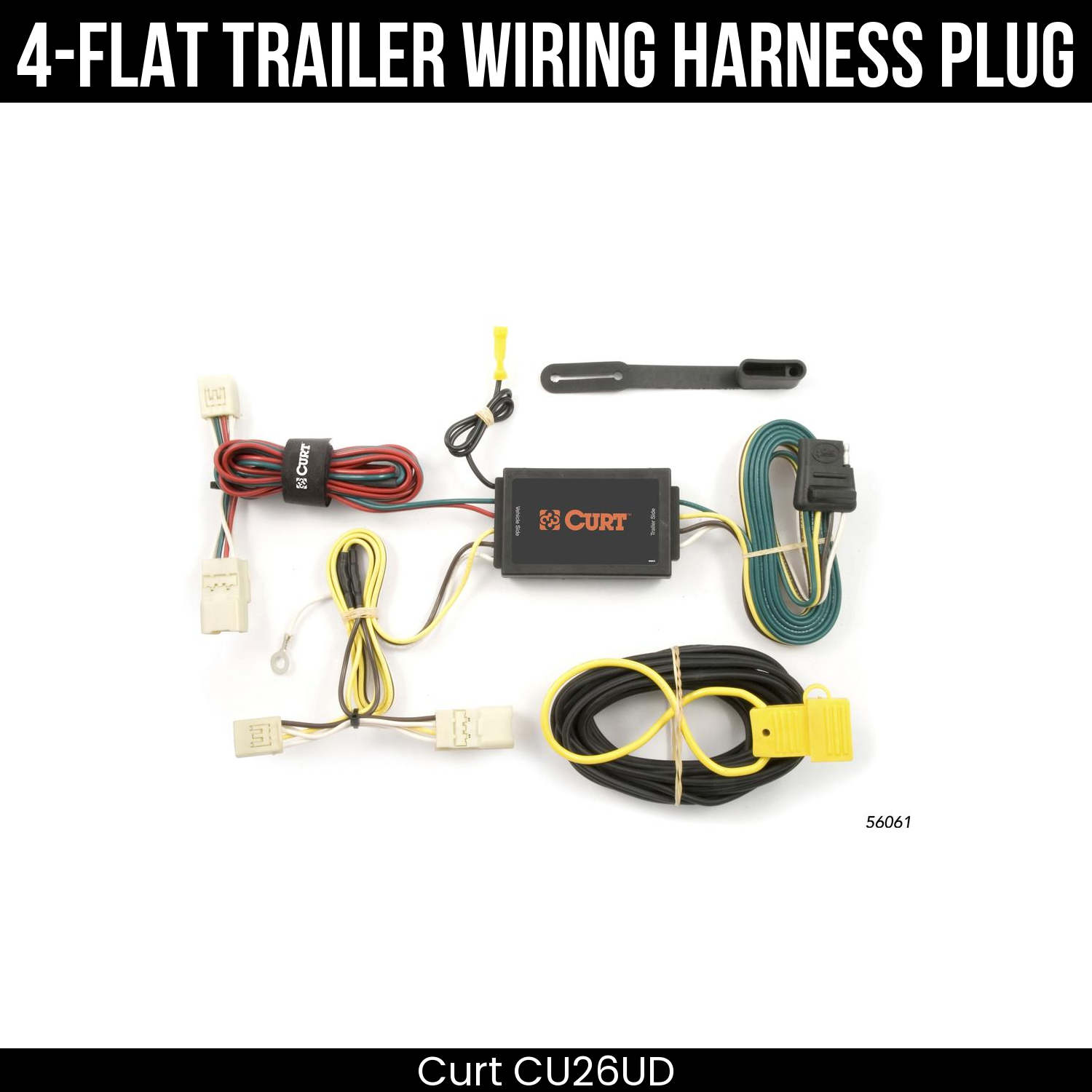 Trailer Wiring 4-Flat Plug Only