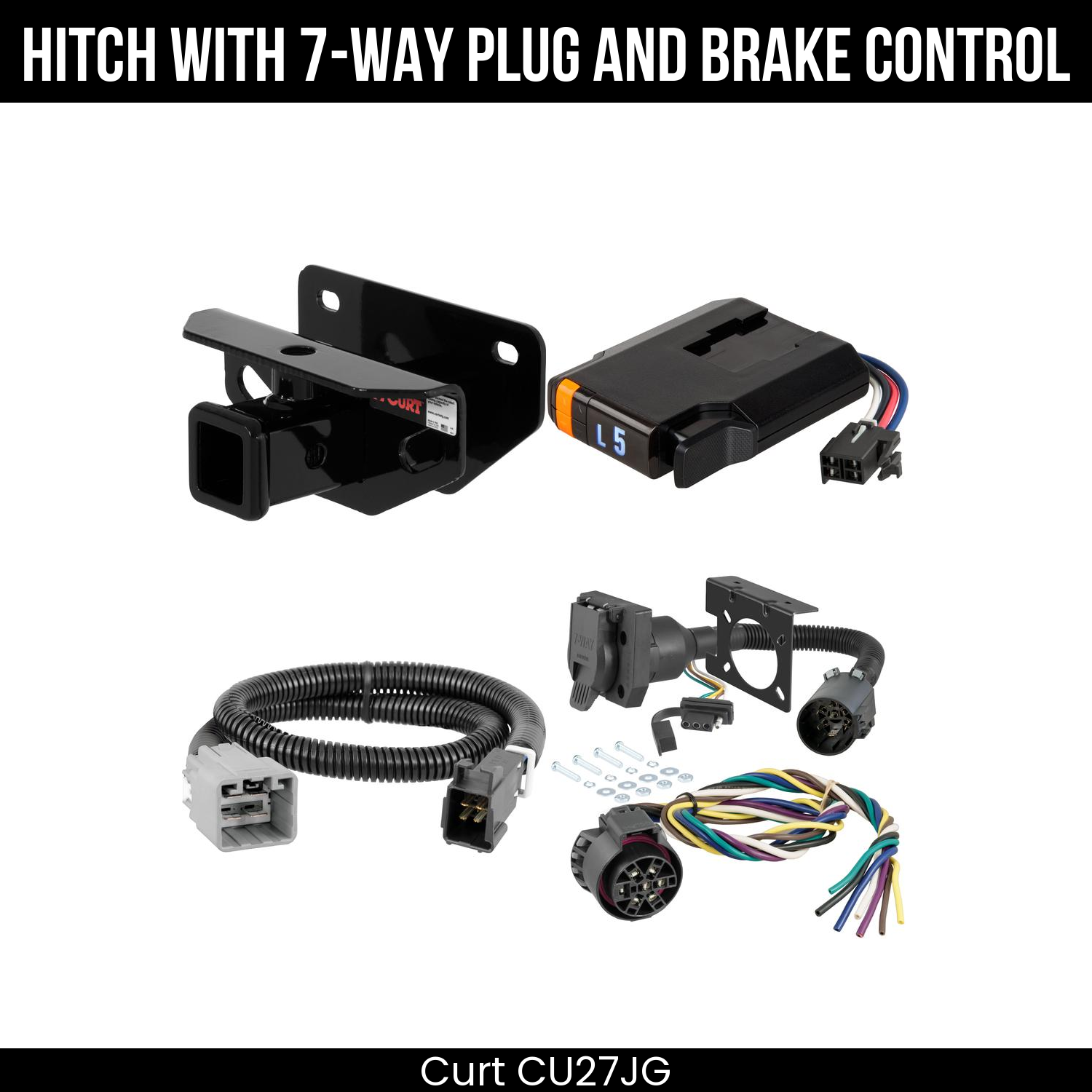 Trailer Hitch , 7-Way , Discovery Next Brake Control