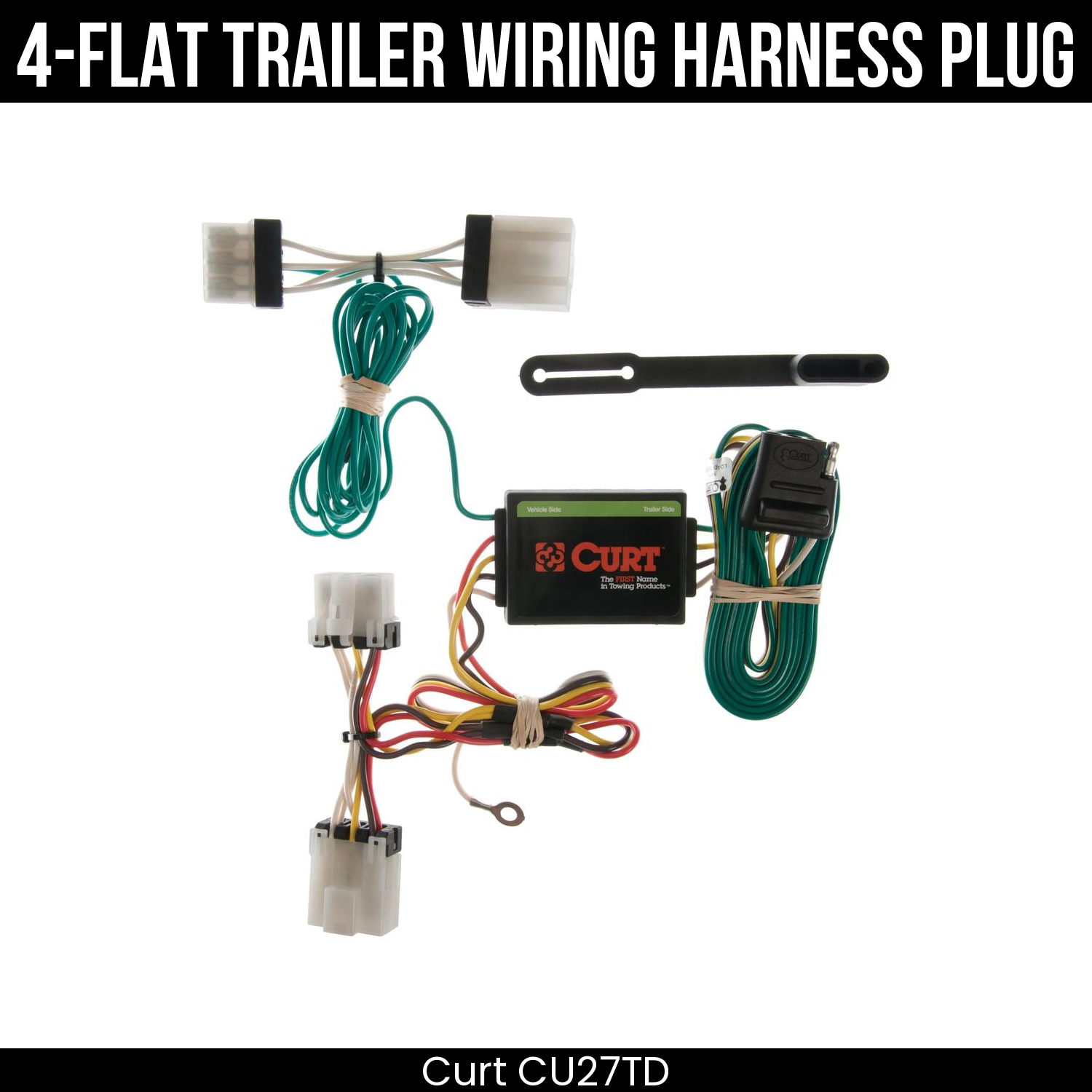 Trailer Wiring 4-Flat Plug Only
