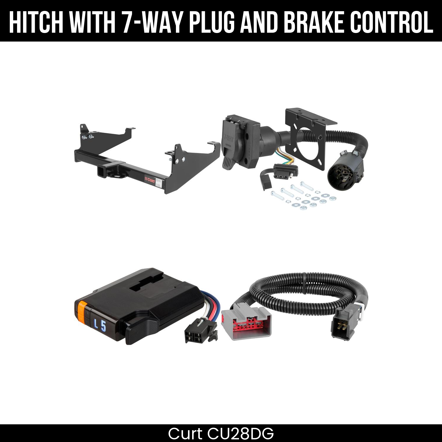 Trailer Hitch , 7-Way , Discovery Next Brake Control