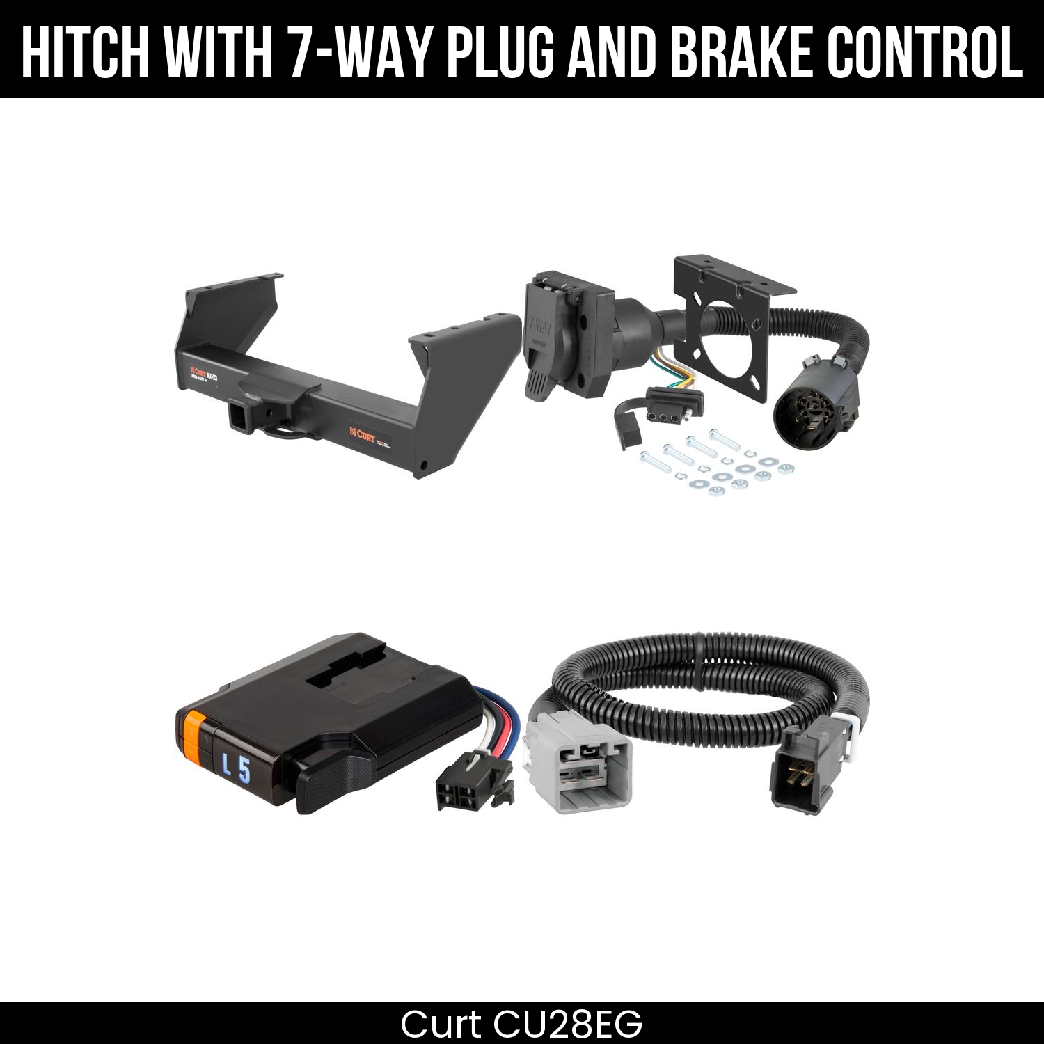 Trailer Hitch , 7-Way , Discovery Next Brake Control