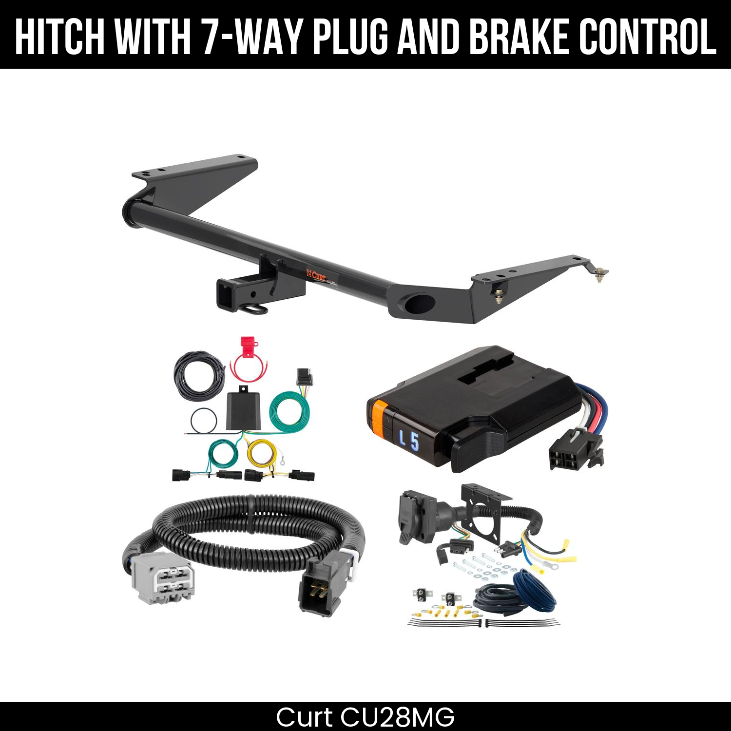 Trailer Hitch , 7-Way , Discovery Next Brake Control