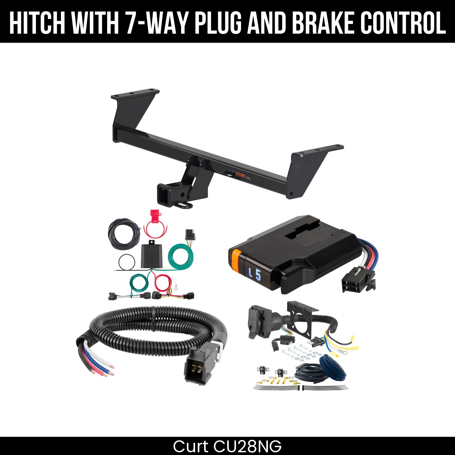 Trailer Hitch , 7-Way , Discovery Next Brake Control