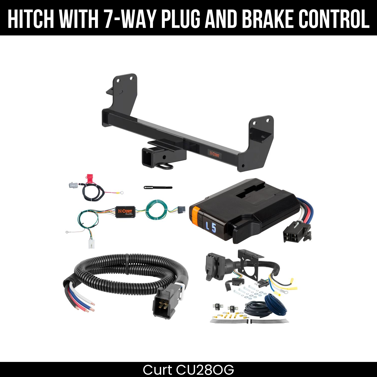 Trailer Hitch , 7-Way , Discovery Next Brake Control
