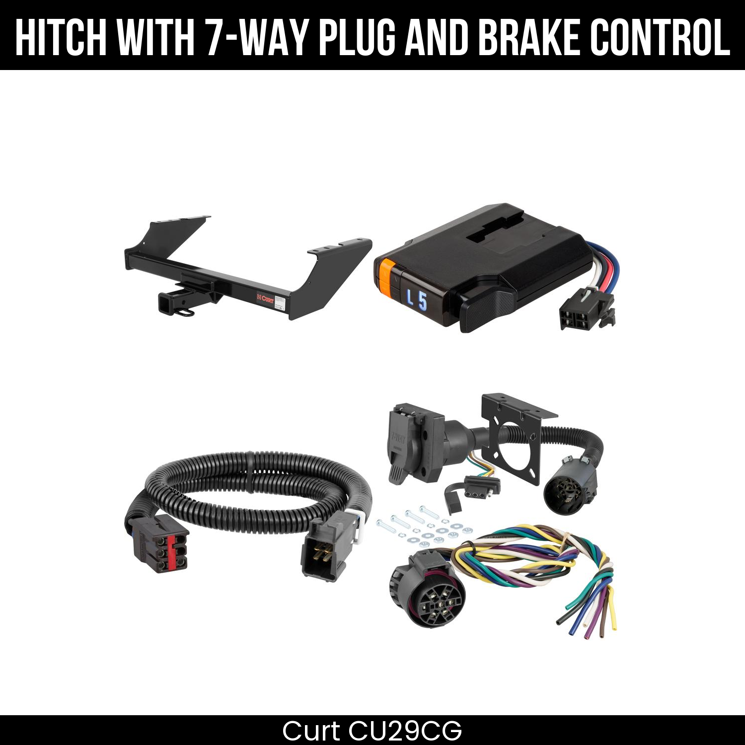 Trailer Hitch , 7-Way , Discovery Next Brake Control