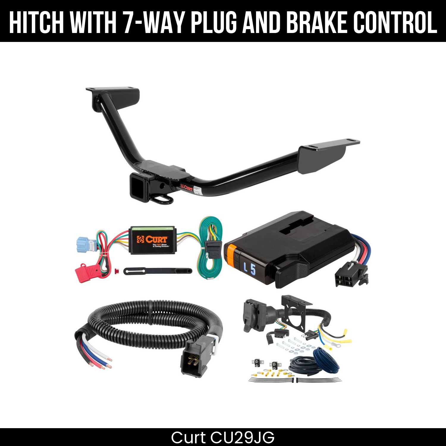 Trailer Hitch , 7-Way , Discovery Next Brake Control