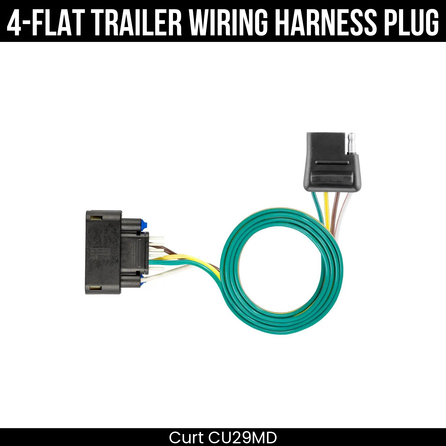 Trailer Wiring 4-Flat Plug Only