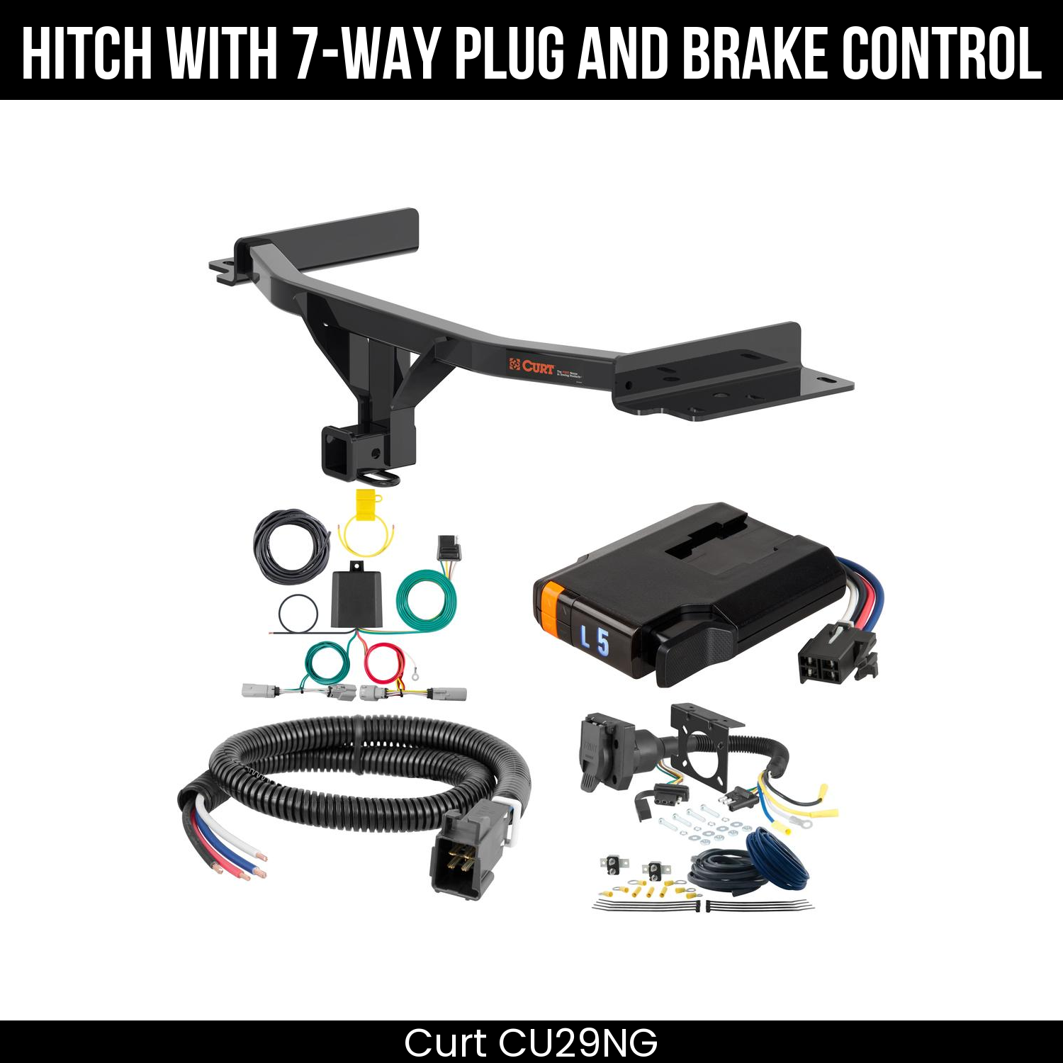 Trailer Hitch , 7-Way , Discovery Next Brake Control