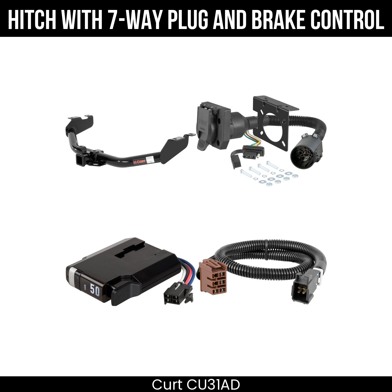 Trailer Hitch , 7-Way , TriFlex NEXT Brake Control