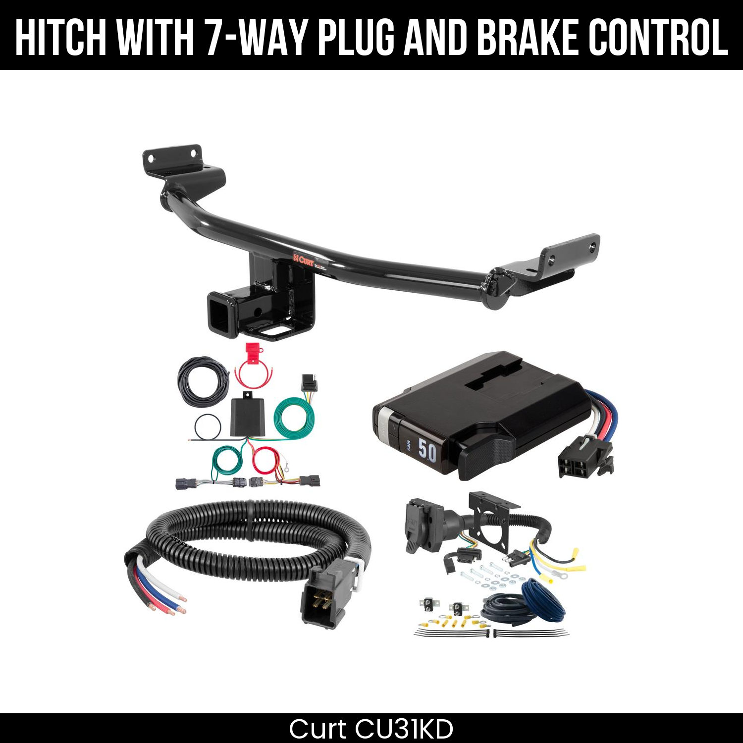 Trailer Hitch , 7-Way , TriFlex NEXT Brake Control