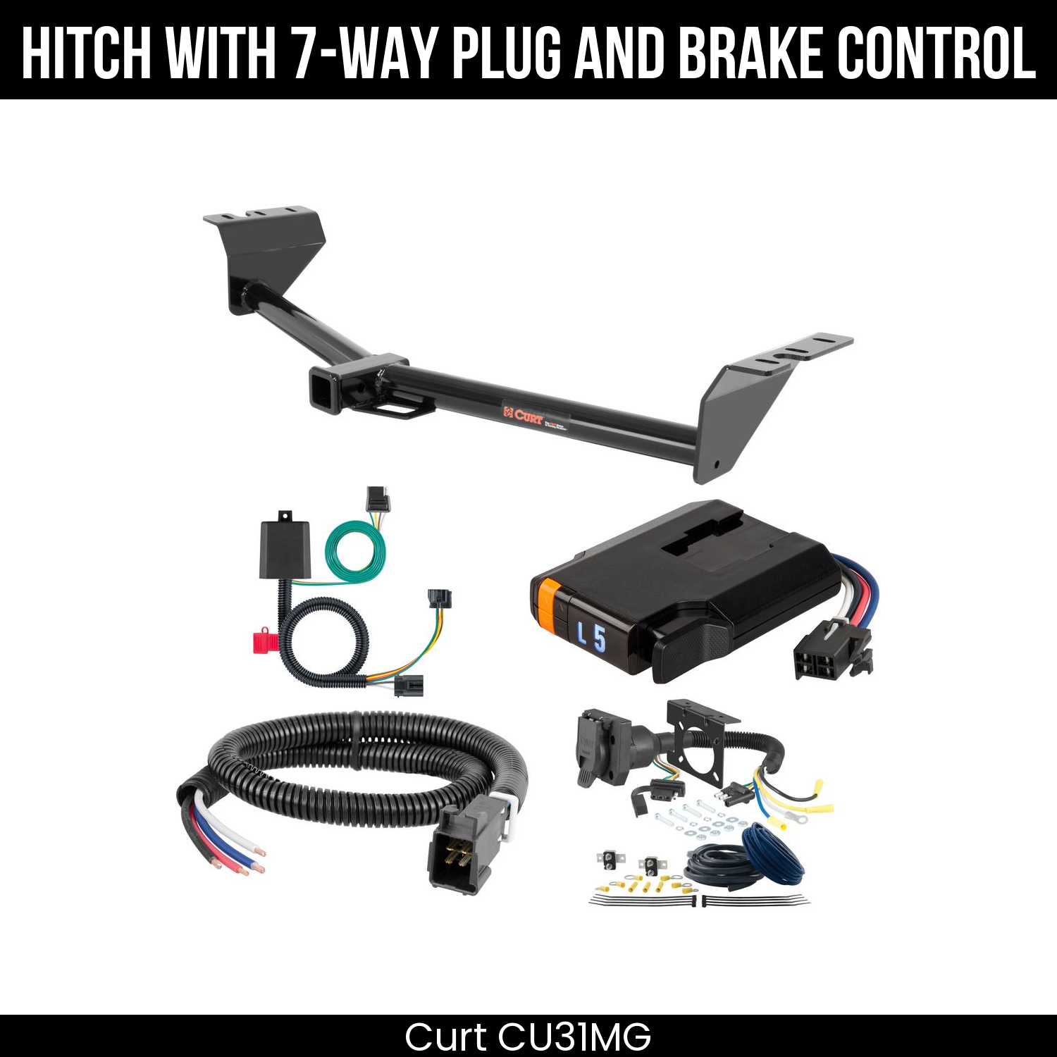 Trailer Hitch , 7-Way , Discovery Next Brake Control