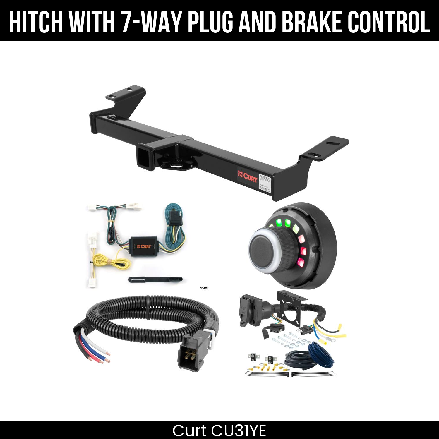 Trailer Hitch , 7-Way , Spectrum Brake Control