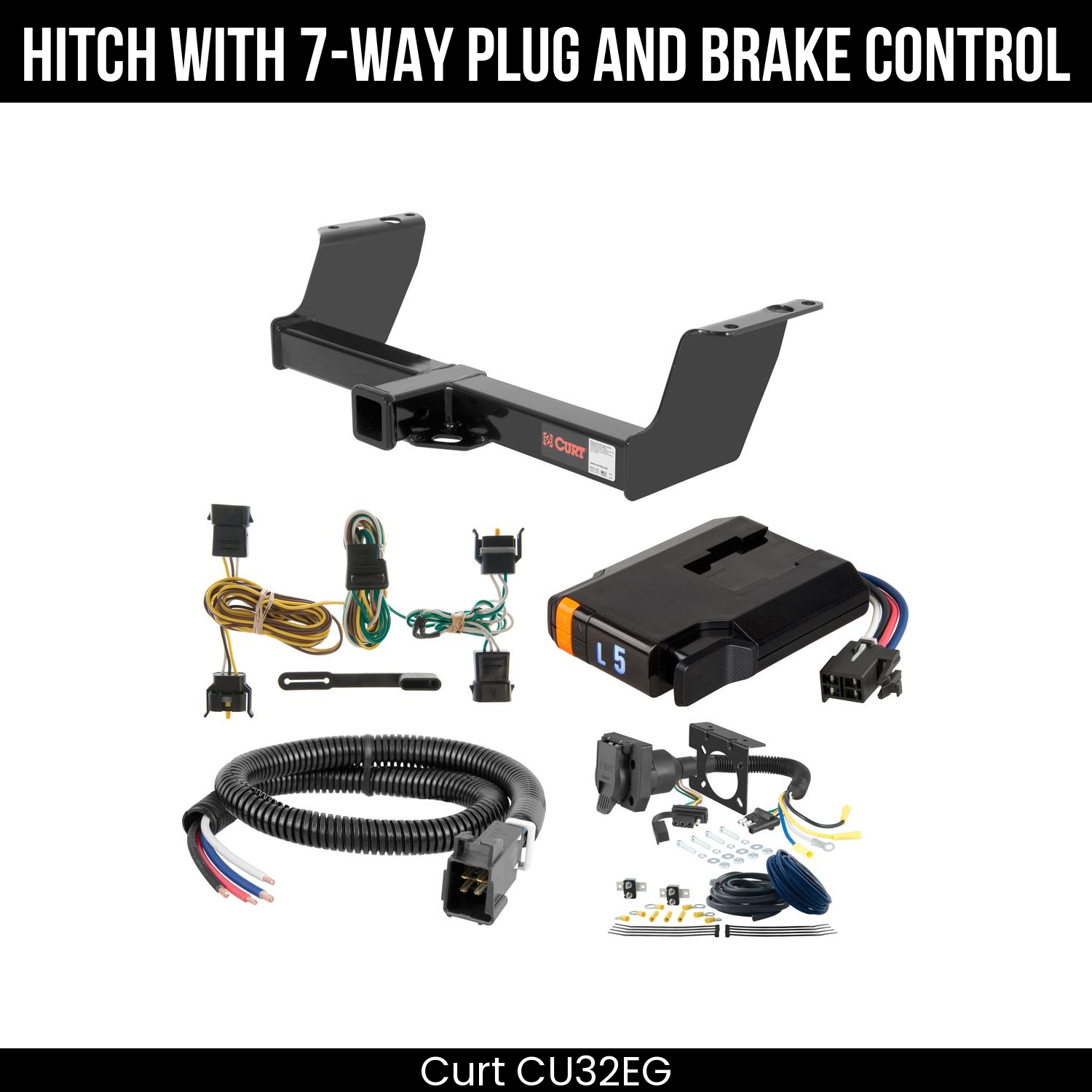 Trailer Hitch , 7-Way , Discovery Next Brake Control