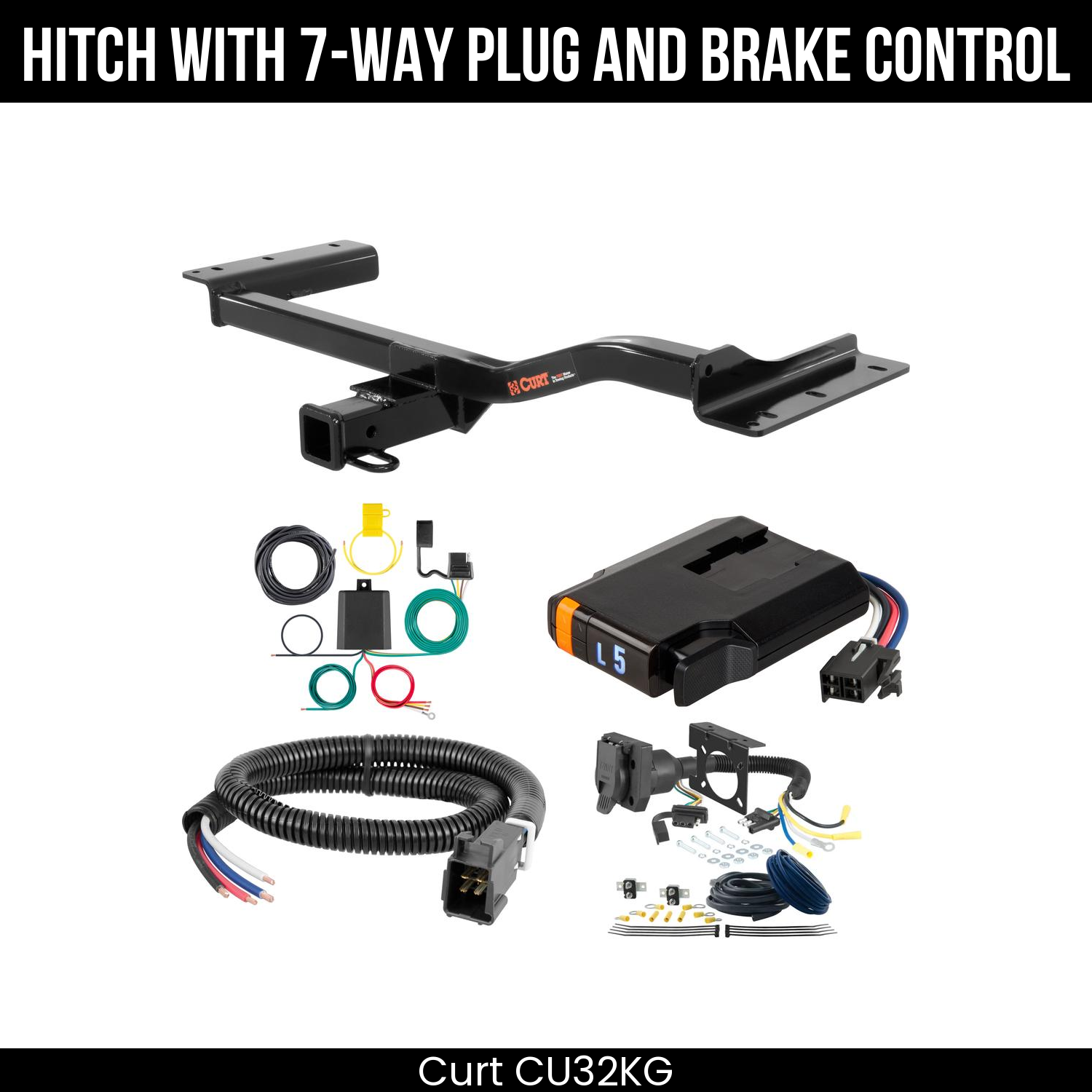 Trailer Hitch , 7-Way , Discovery Next Brake Control