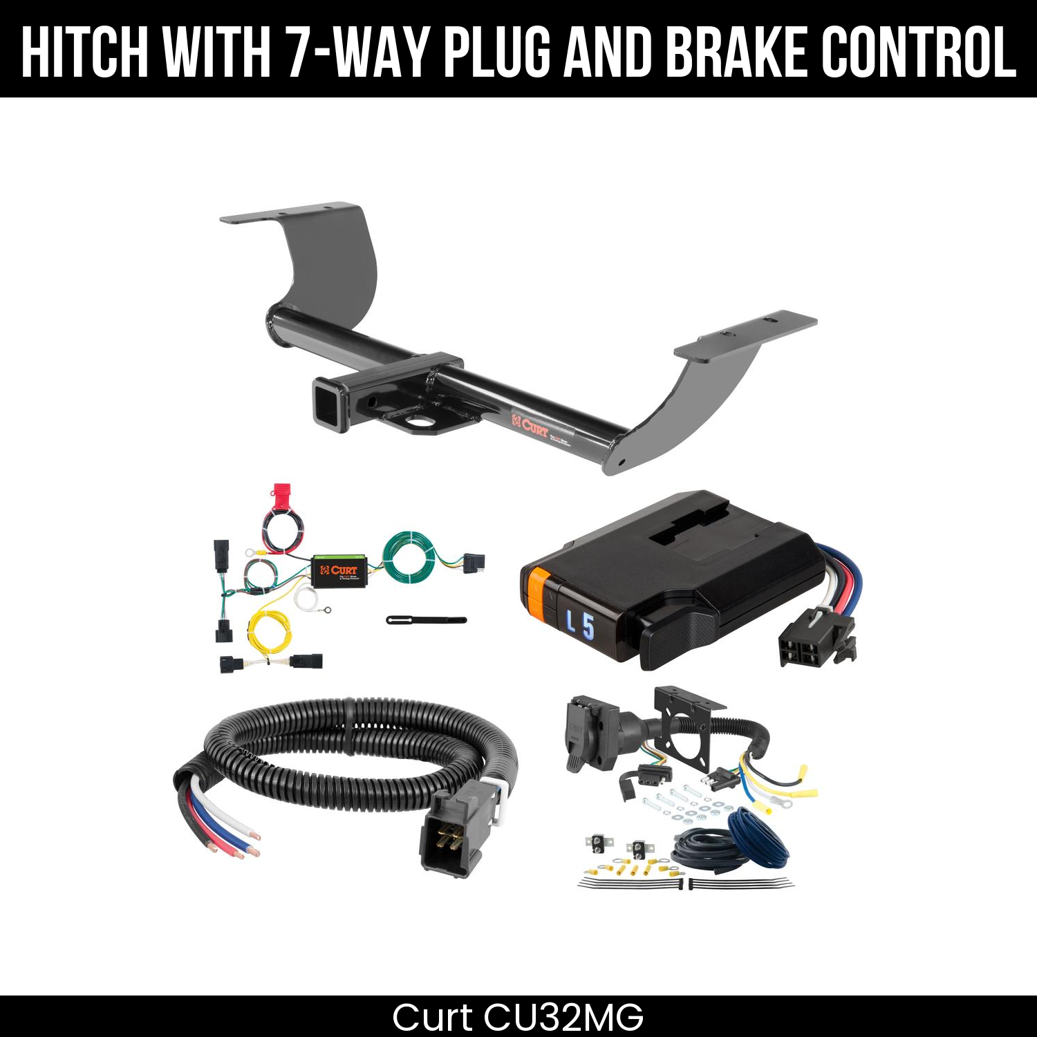 Trailer Hitch , 7-Way , Discovery Next Brake Control