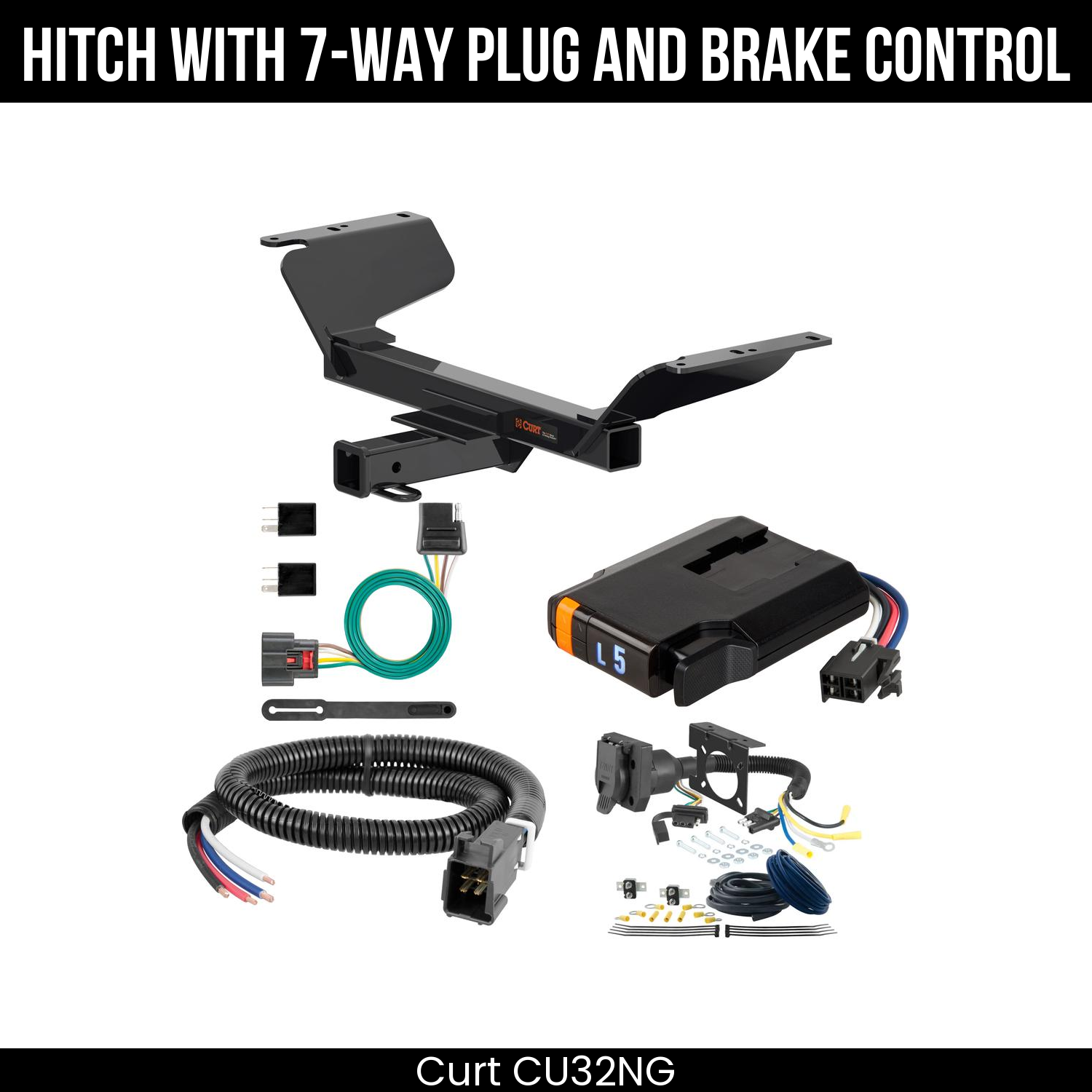 Trailer Hitch , 7-Way , Discovery Next Brake Control