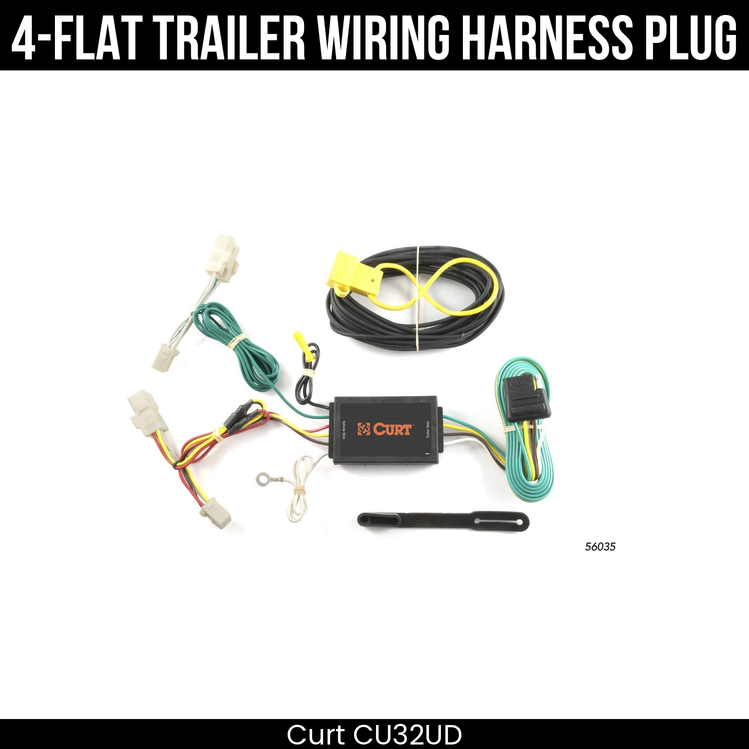 Trailer Wiring 4-Flat Plug Only