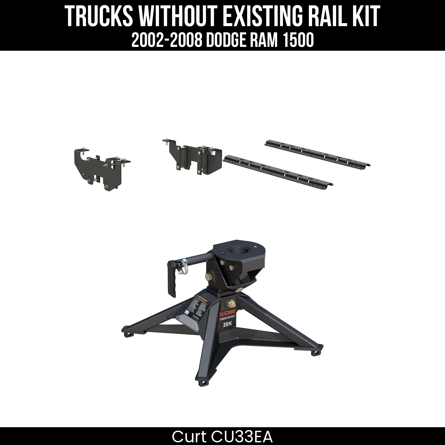 Custom 5th Wheel Brackets,Universal 5th Wheel Base Rails,CrossWing 5th Wheel Hitch