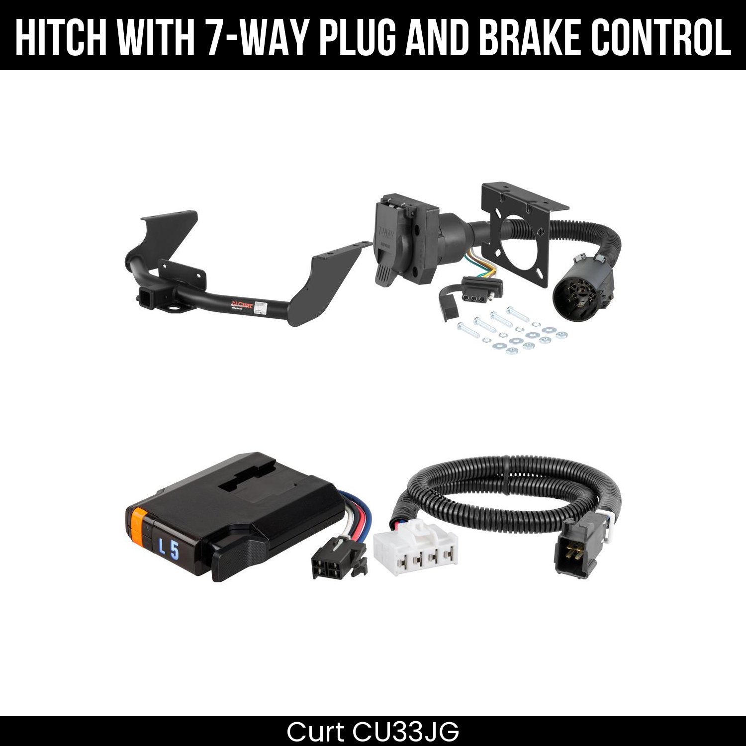 Trailer Hitch , 7-Way , Discovery Next Brake Control