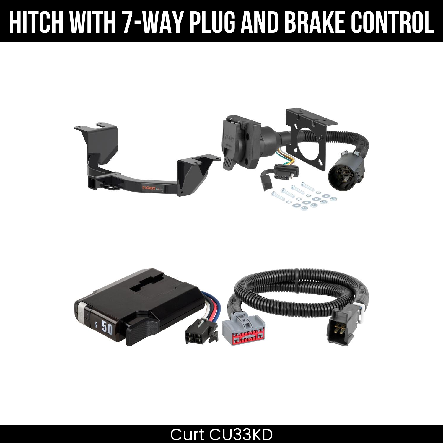 Trailer Hitch , 7-Way , TriFlex NEXT Brake Control