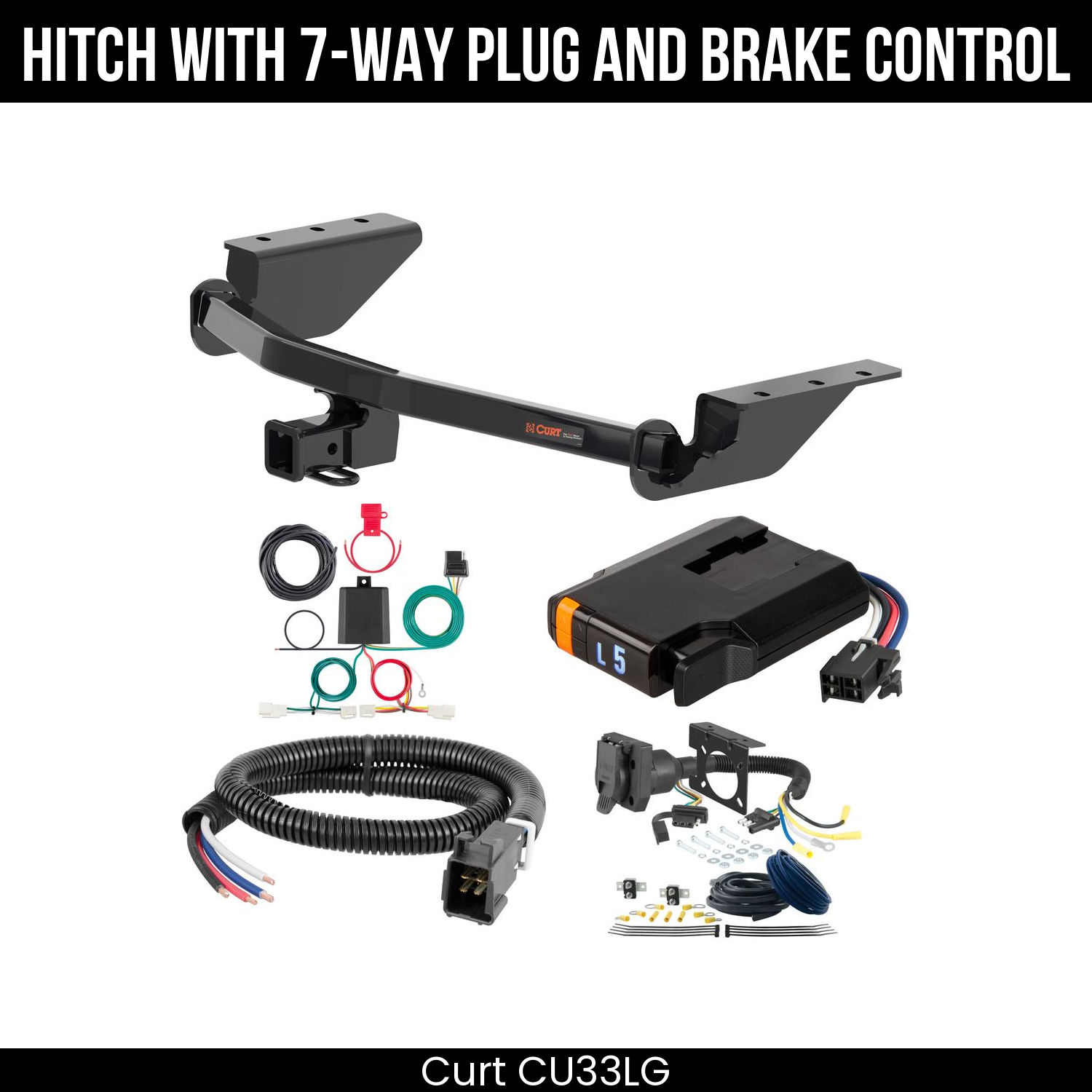 Trailer Hitch , 7-Way , Discovery Next Brake Control