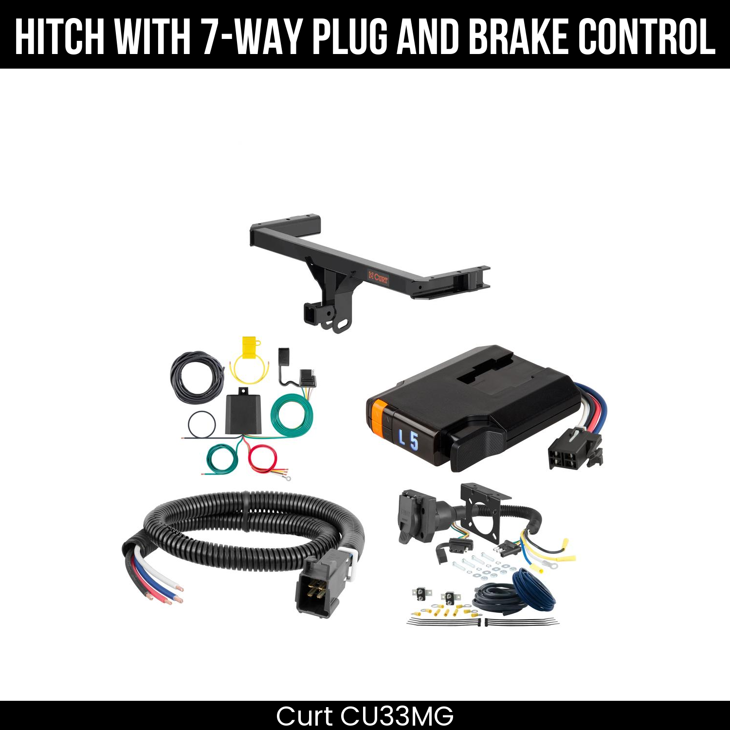 Trailer Hitch , 7-Way , Discovery Next Brake Control