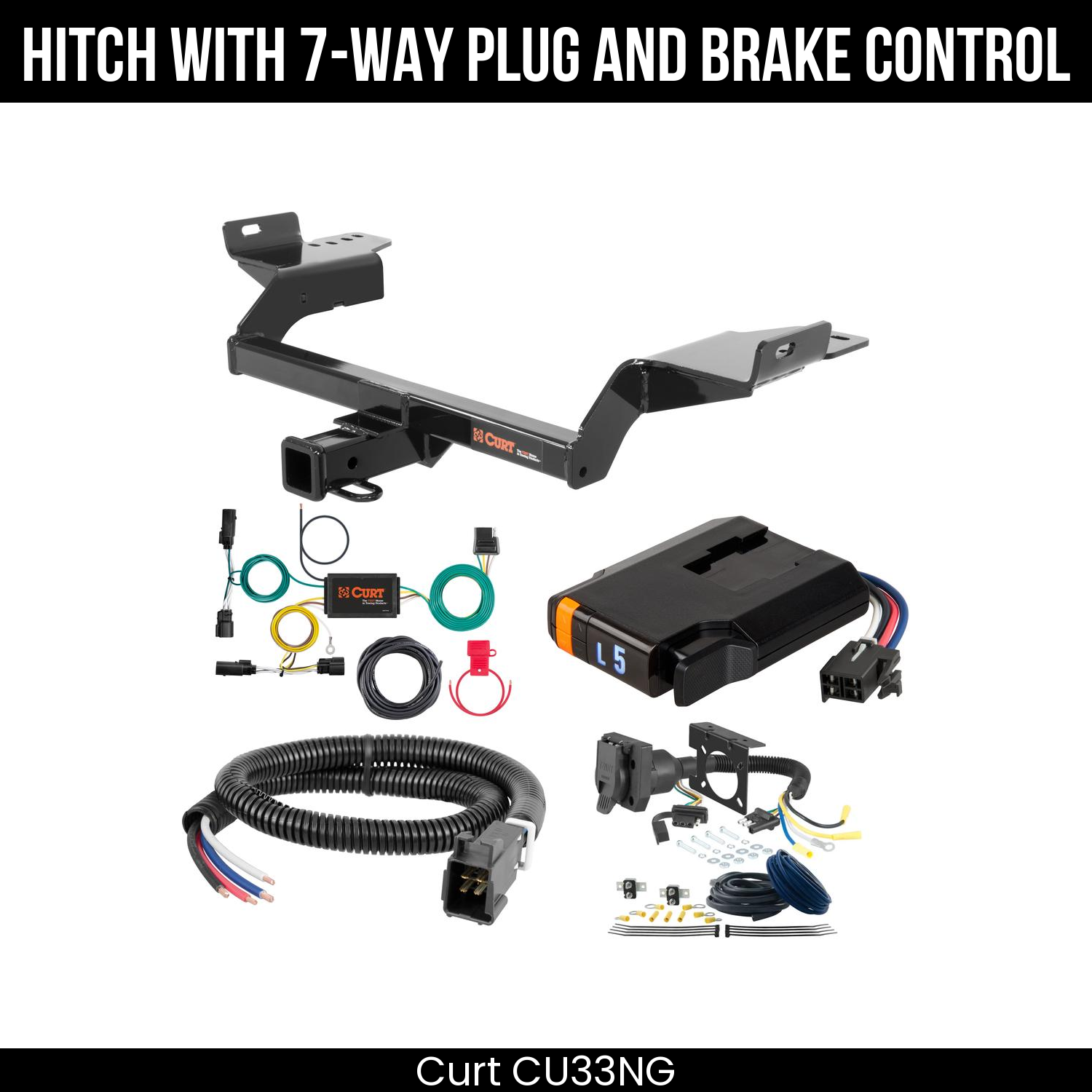 Trailer Hitch , 7-Way , Discovery Next Brake Control