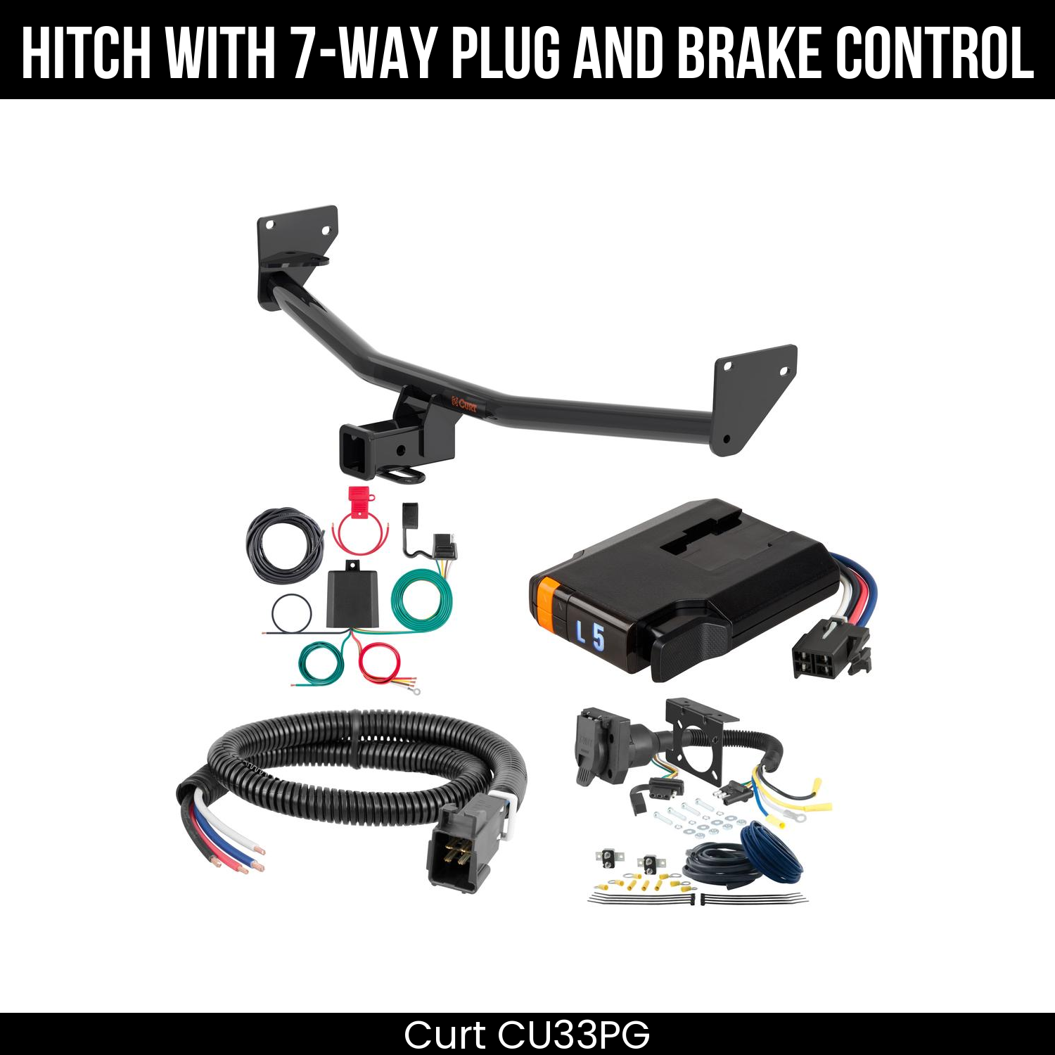 Trailer Hitch , 7-Way , Discovery Next Brake Control
