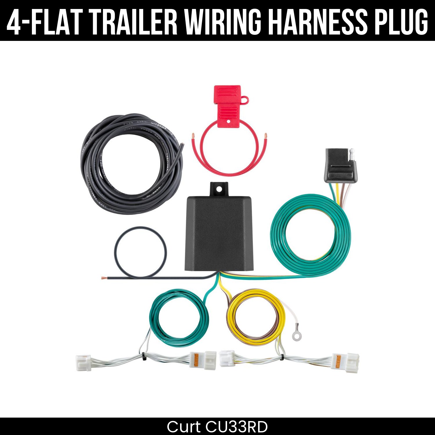 Trailer Wiring 4-Flat Plug Only