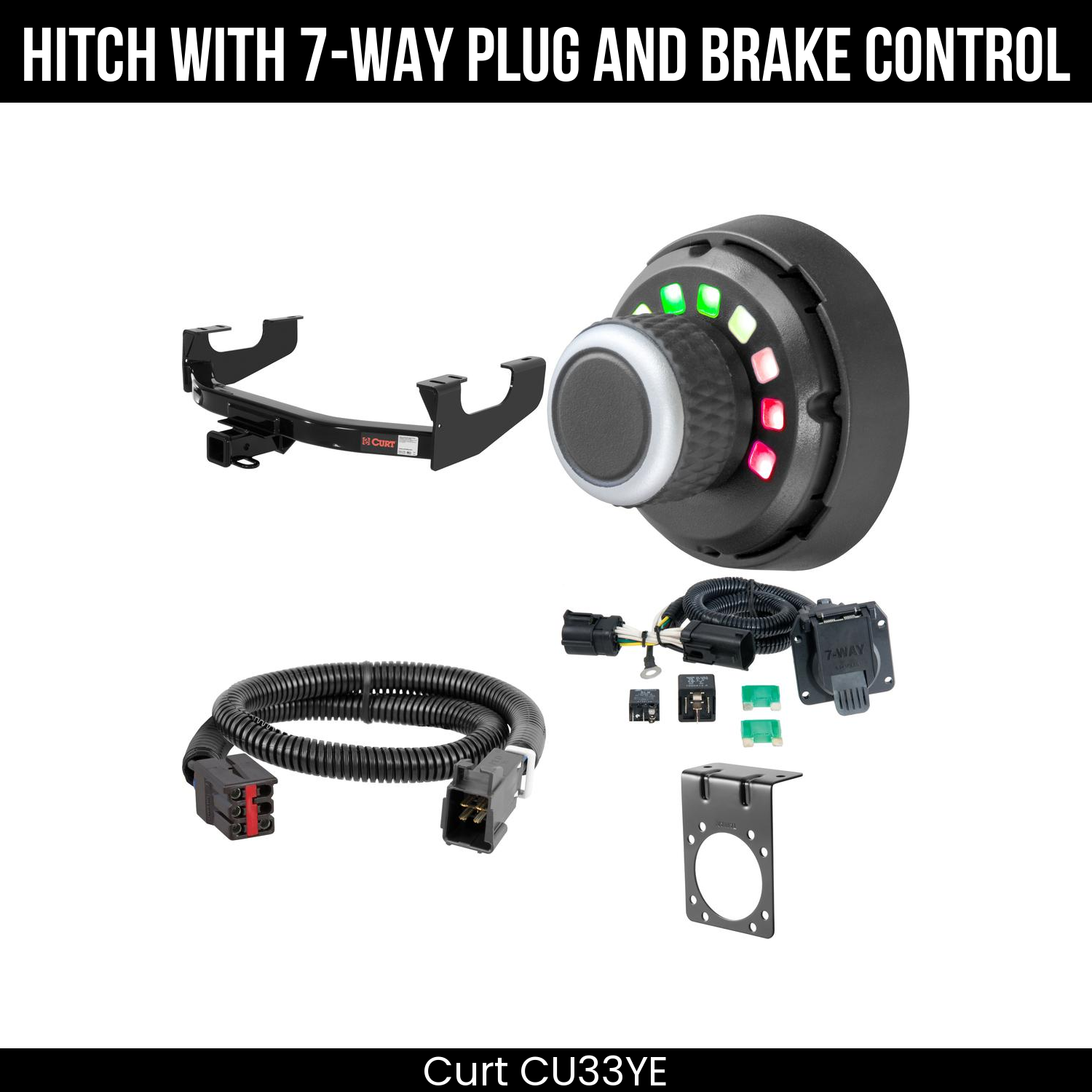 Trailer Hitch , 7-Way , Spectrum Brake Control