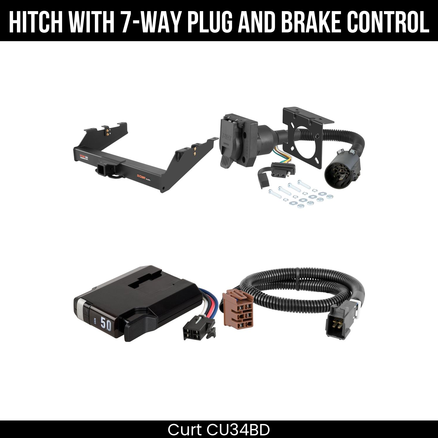 Trailer Hitch , 7-Way , TriFlex NEXT Brake Control