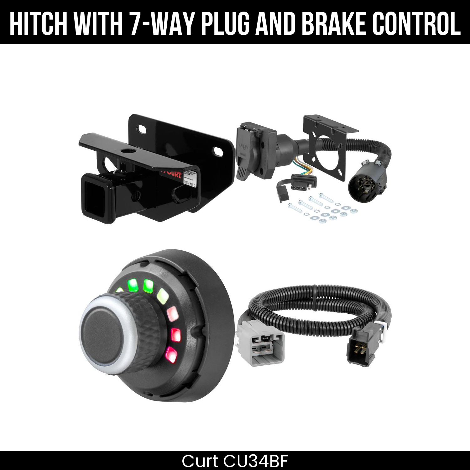 Trailer Hitch , 7-Way , Spectrum Brake Control