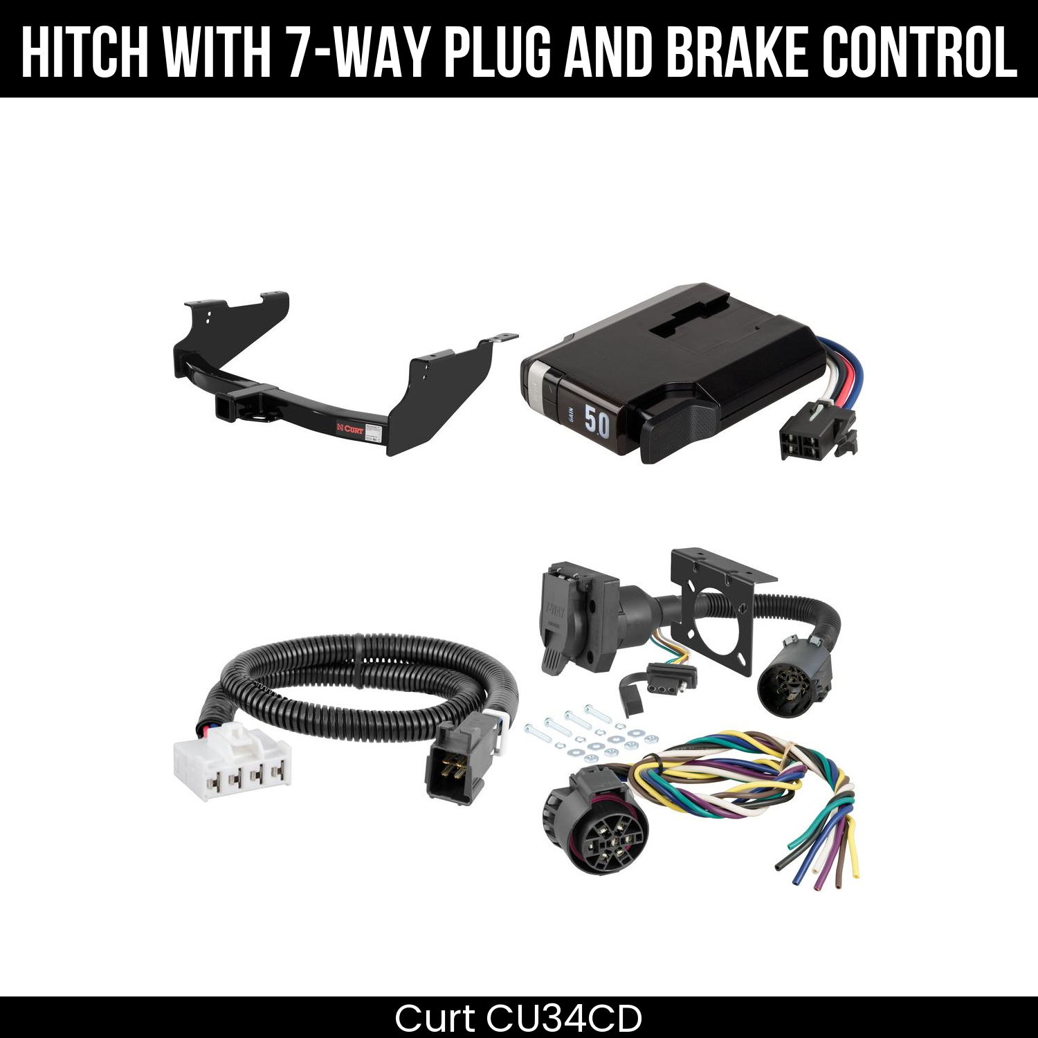 Trailer Hitch , 7-Way , TriFlex NEXT Brake Control