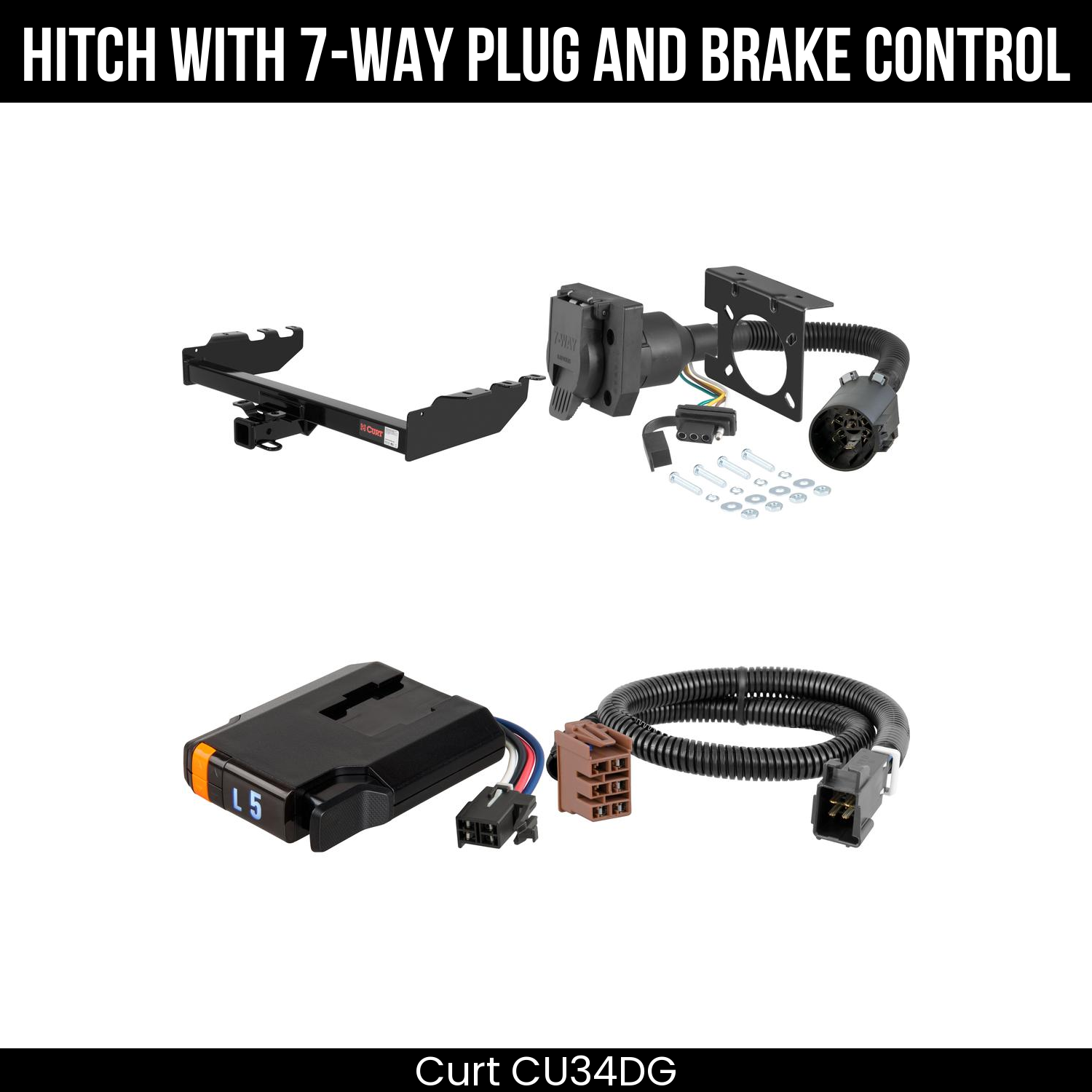 Trailer Hitch , 7-Way , Discovery Next Brake Control