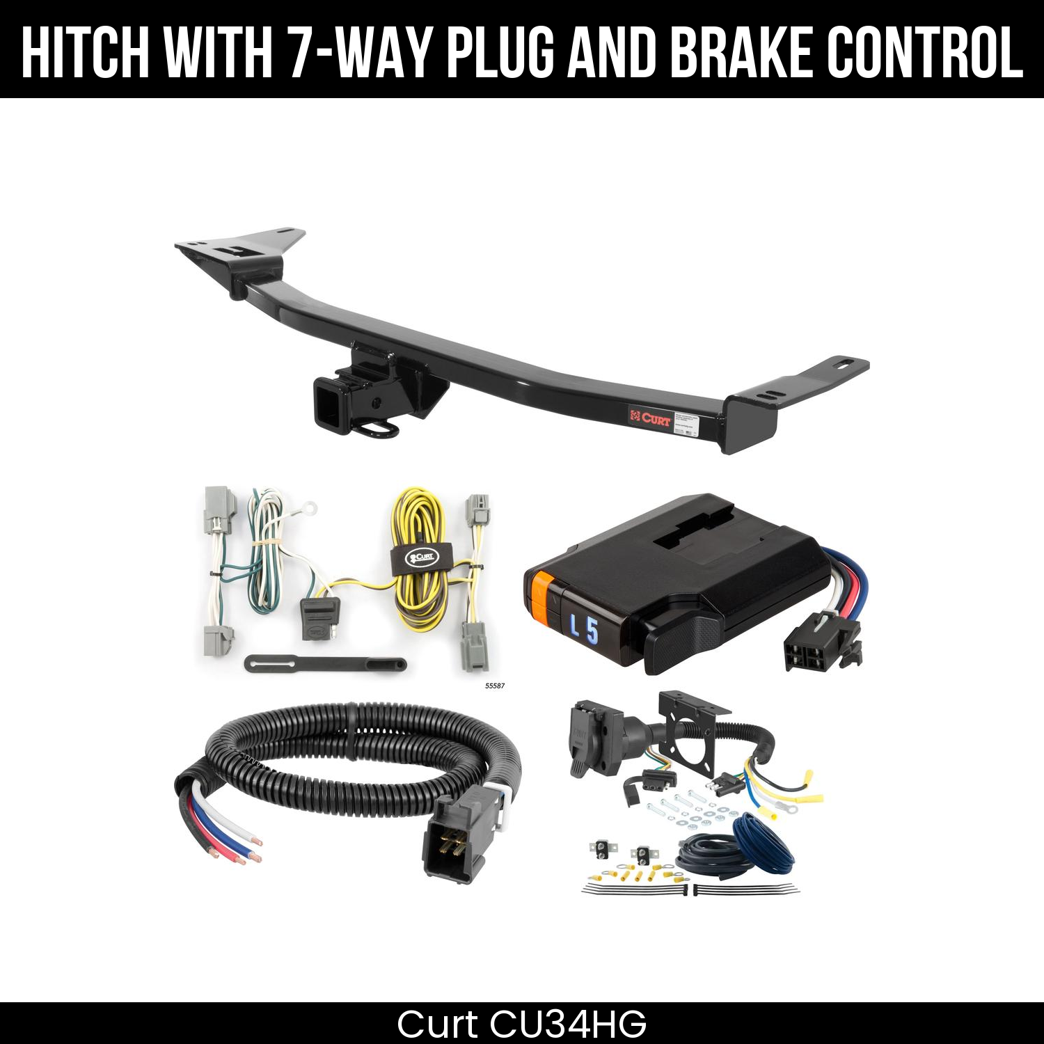 Trailer Hitch , 7-Way , Discovery Next Brake Control
