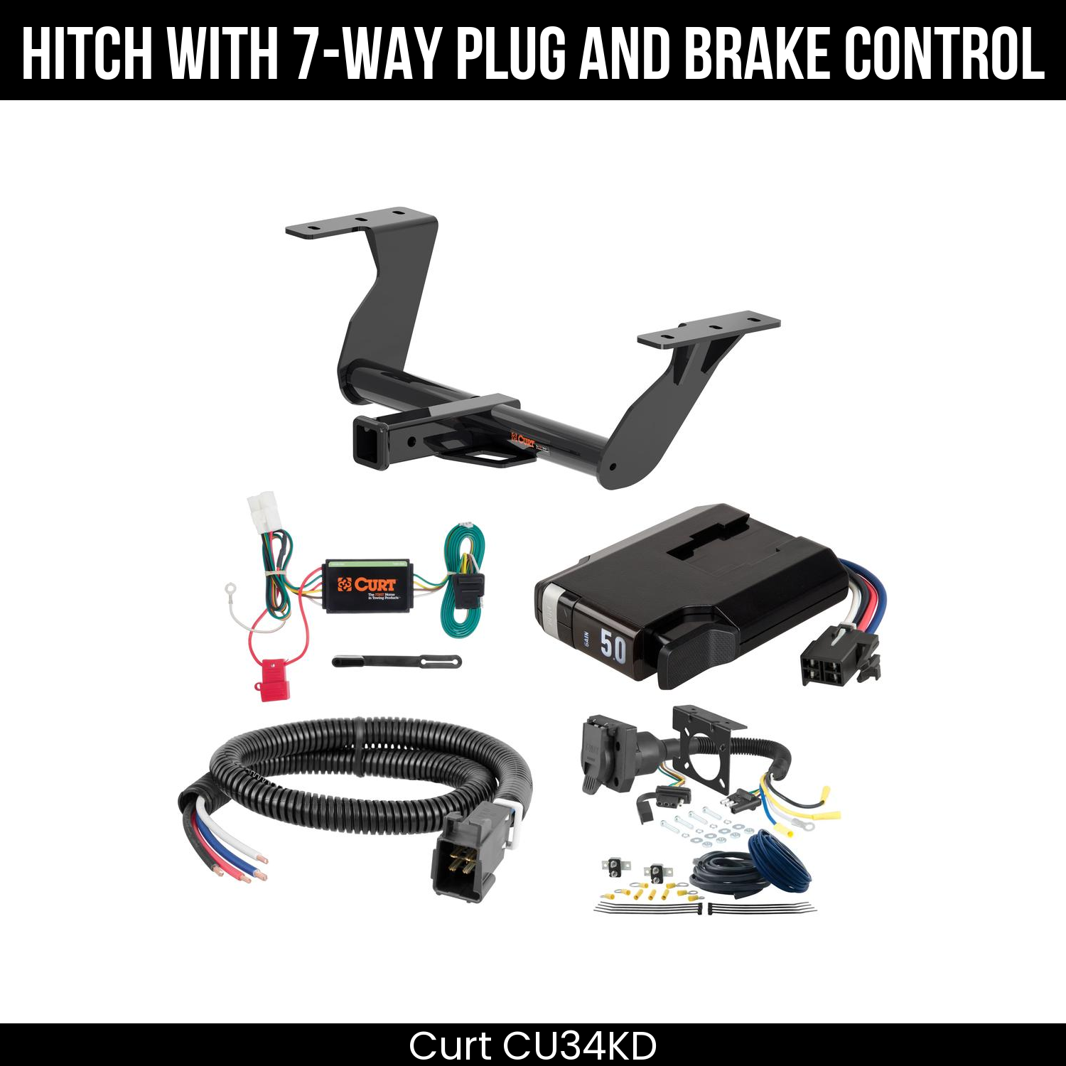 Trailer Hitch , 7-Way , TriFlex NEXT Brake Control