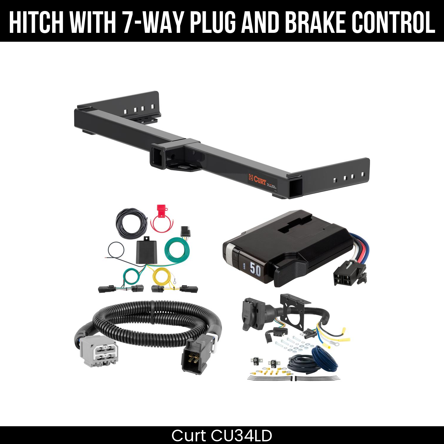 Trailer Hitch , 7-Way , TriFlex NEXT Brake Control