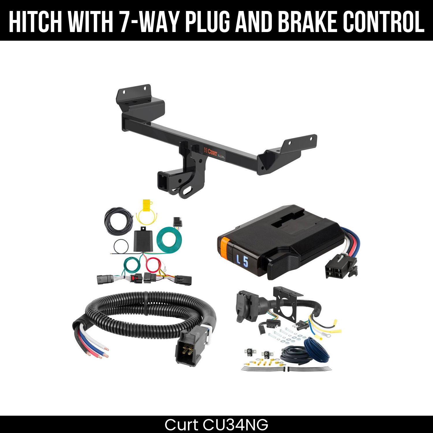 Trailer Hitch , 7-Way , Discovery Next Brake Control