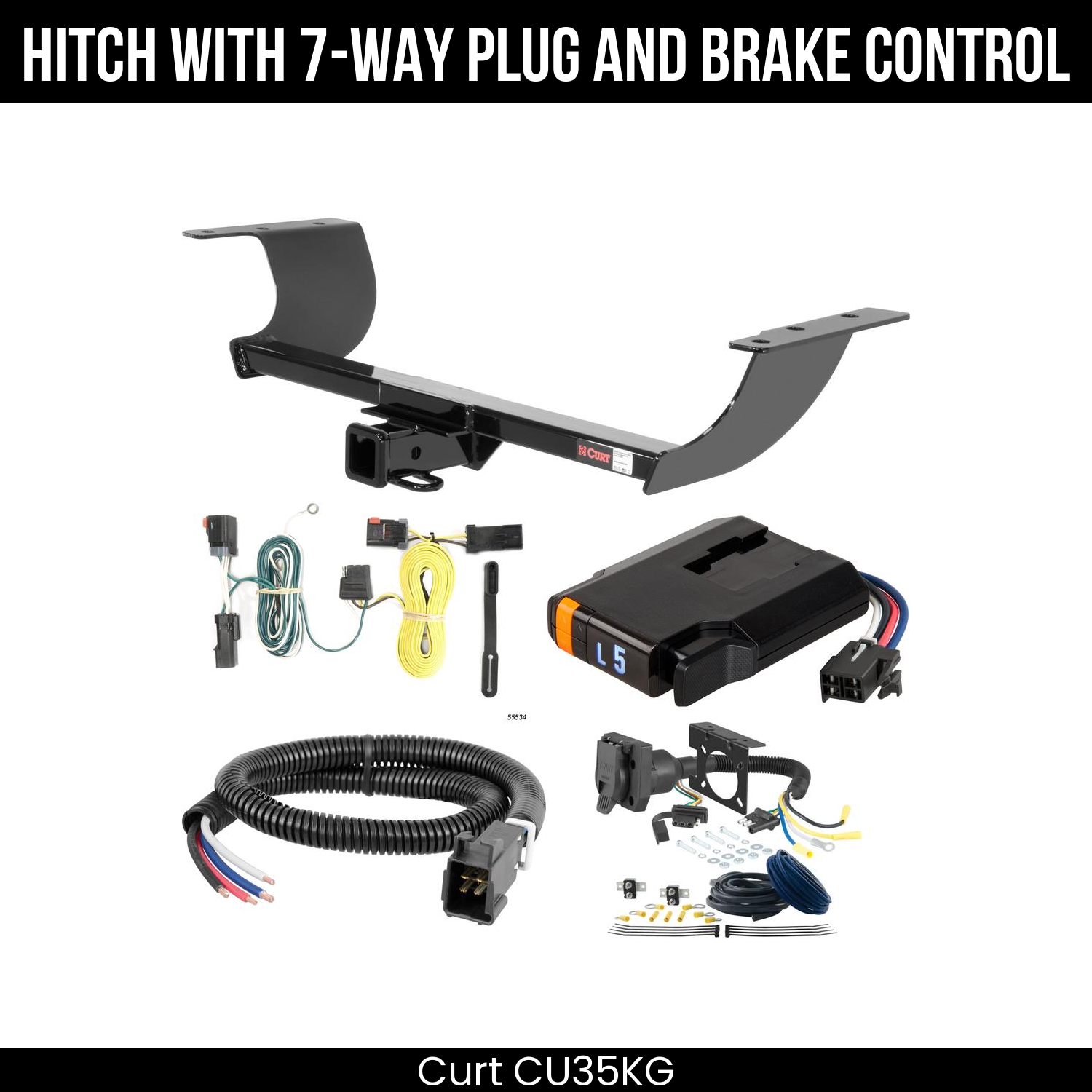 Trailer Hitch , 7-Way , Discovery Next Brake Control