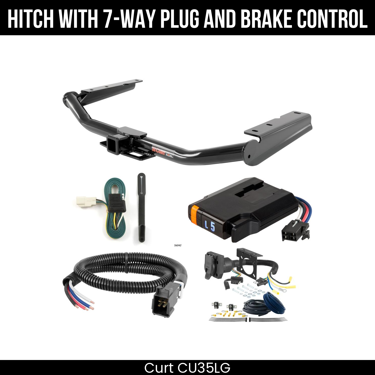 Trailer Hitch , 7-Way , Discovery Next Brake Control