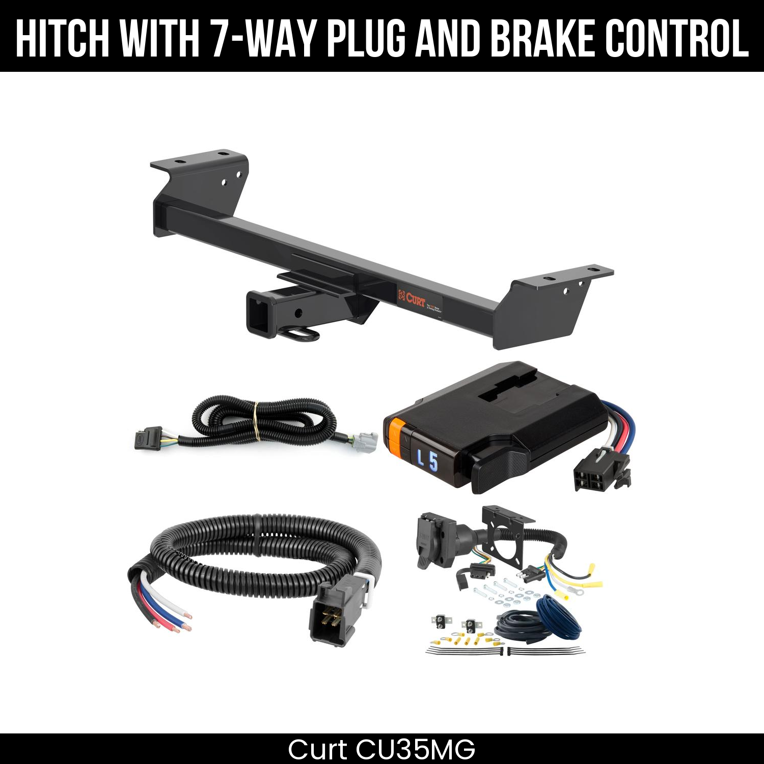 Trailer Hitch , 7-Way , Discovery Next Brake Control