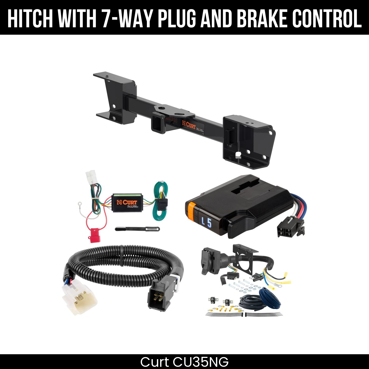Trailer Hitch , 7-Way , Discovery Next Brake Control