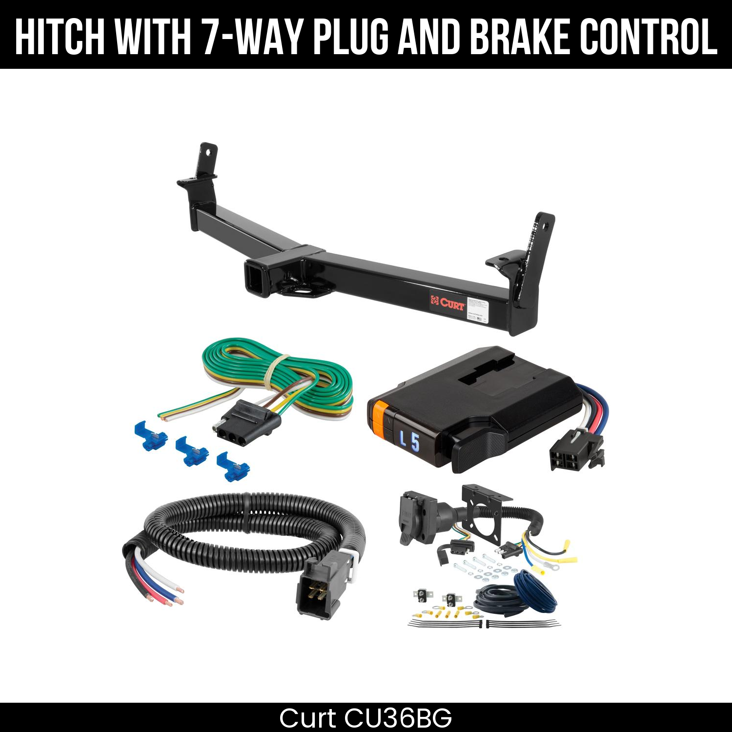 Trailer Hitch , 7-Way , Discovery Next Brake Control