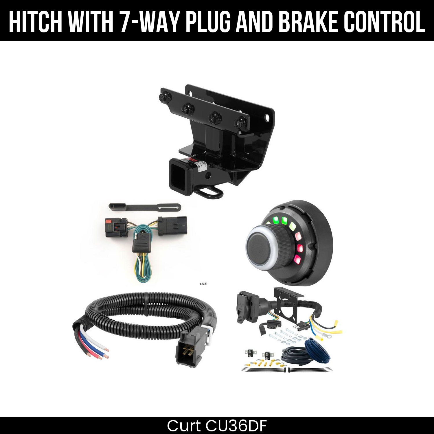 Trailer Hitch , 7-Way , Spectrum Brake Control