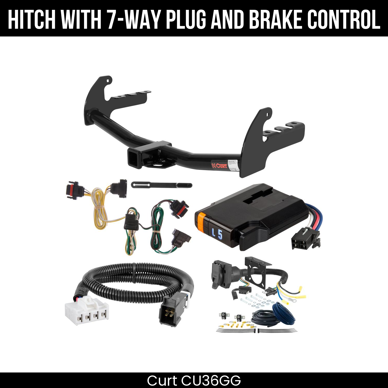 Trailer Hitch , 7-Way , Discovery Next Brake Control