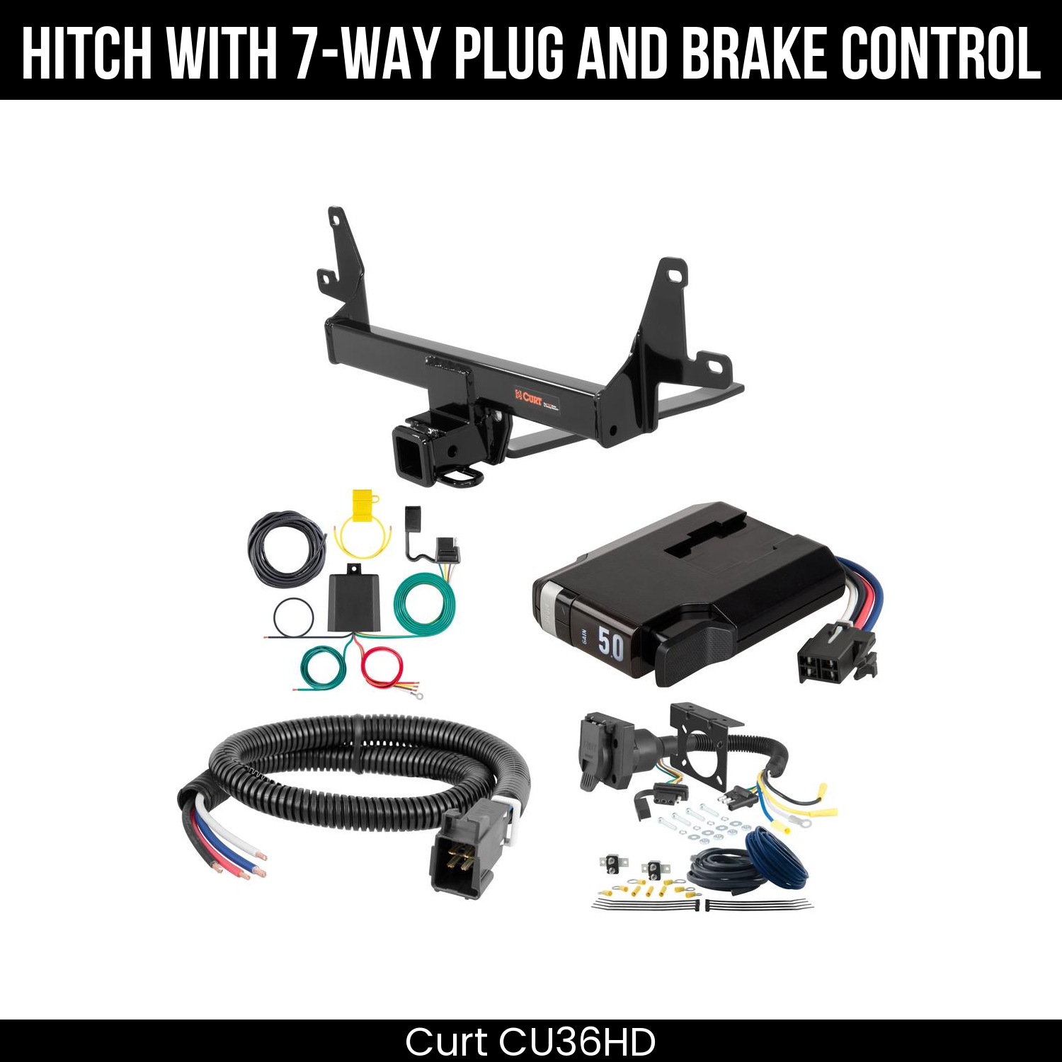 Trailer Hitch , 7-Way , TriFlex NEXT Brake Control
