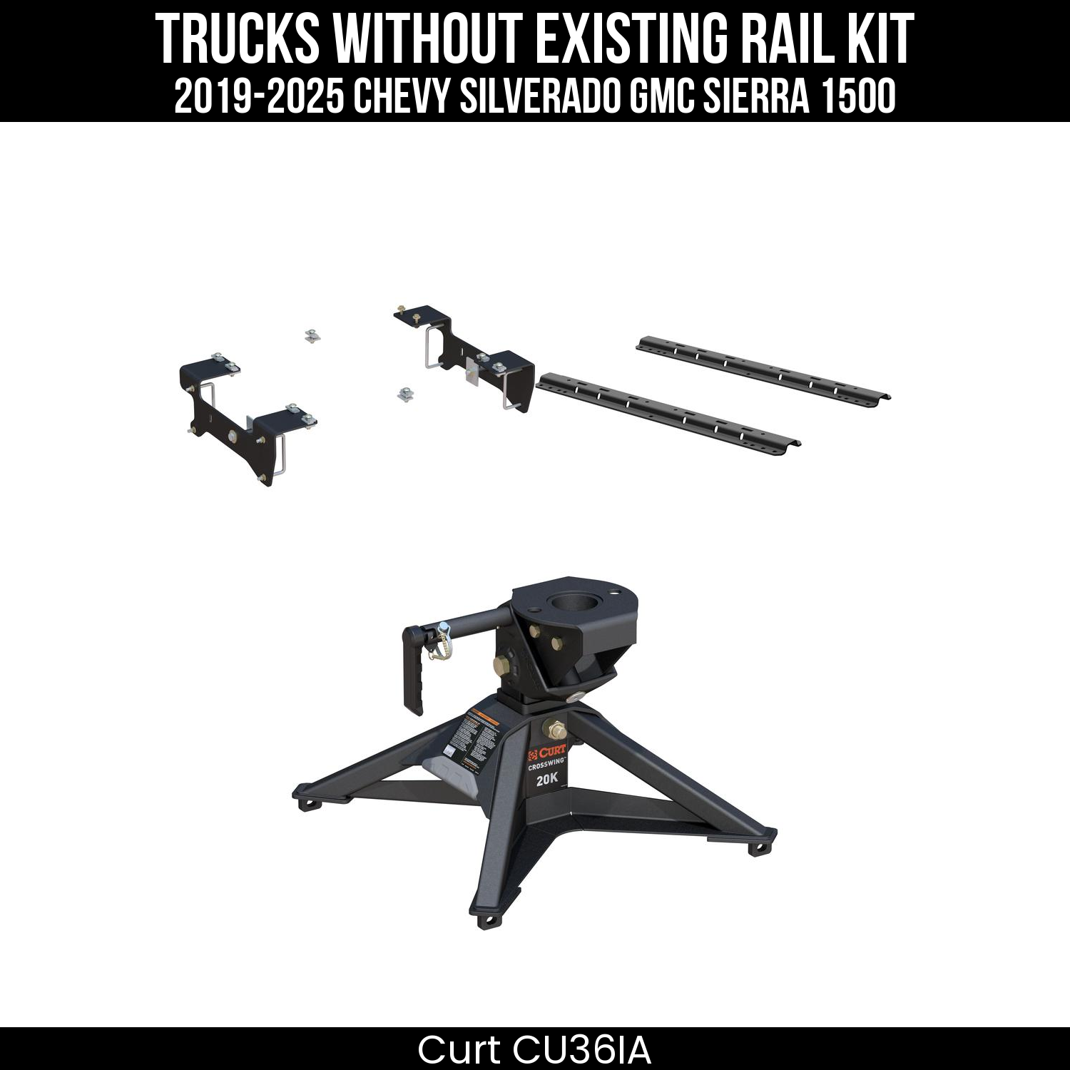Custom 5th Wheel Brackets,Universal 5th Wheel Base Rails,CrossWing 5th Wheel Hitch