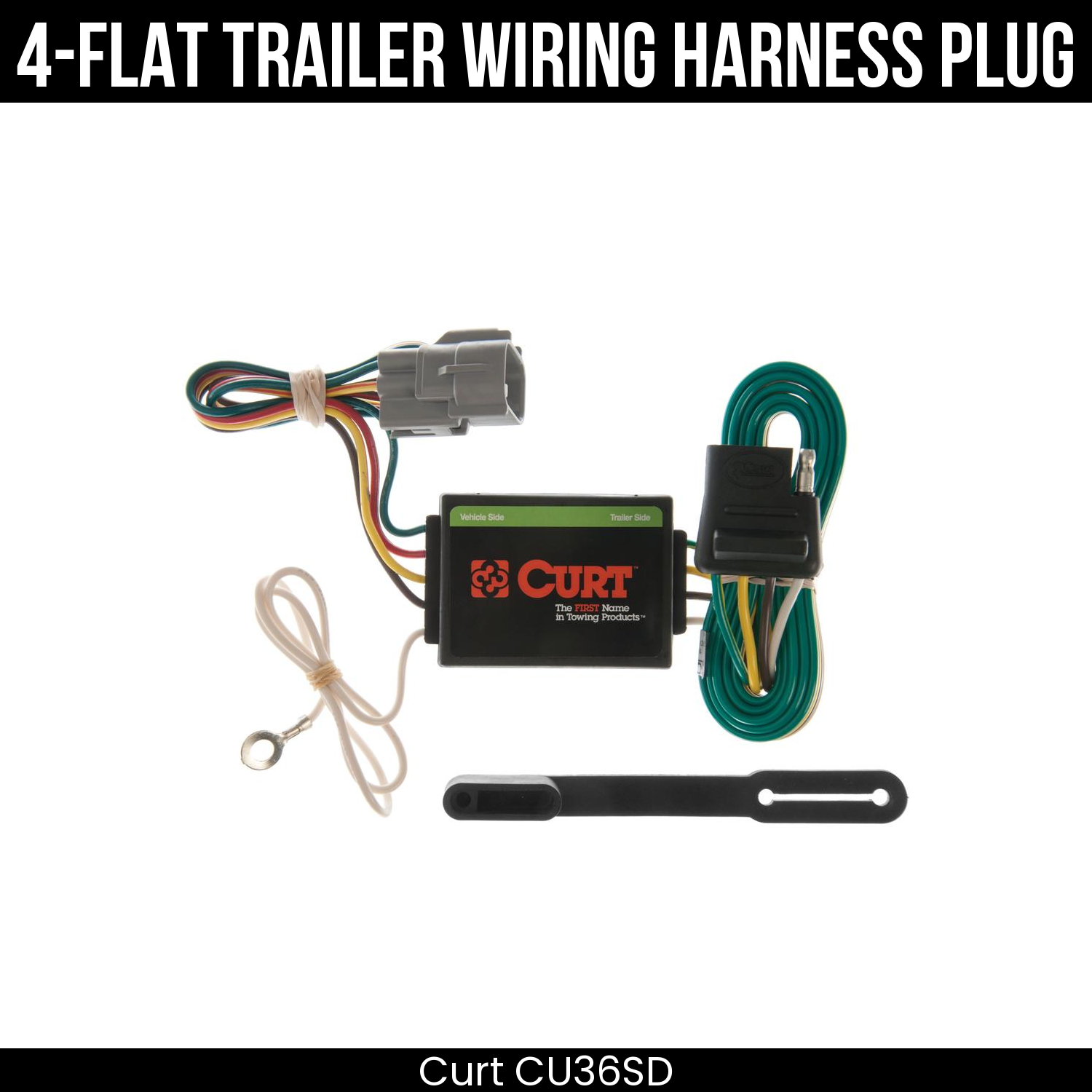 Trailer Wiring 4-Flat Plug Only