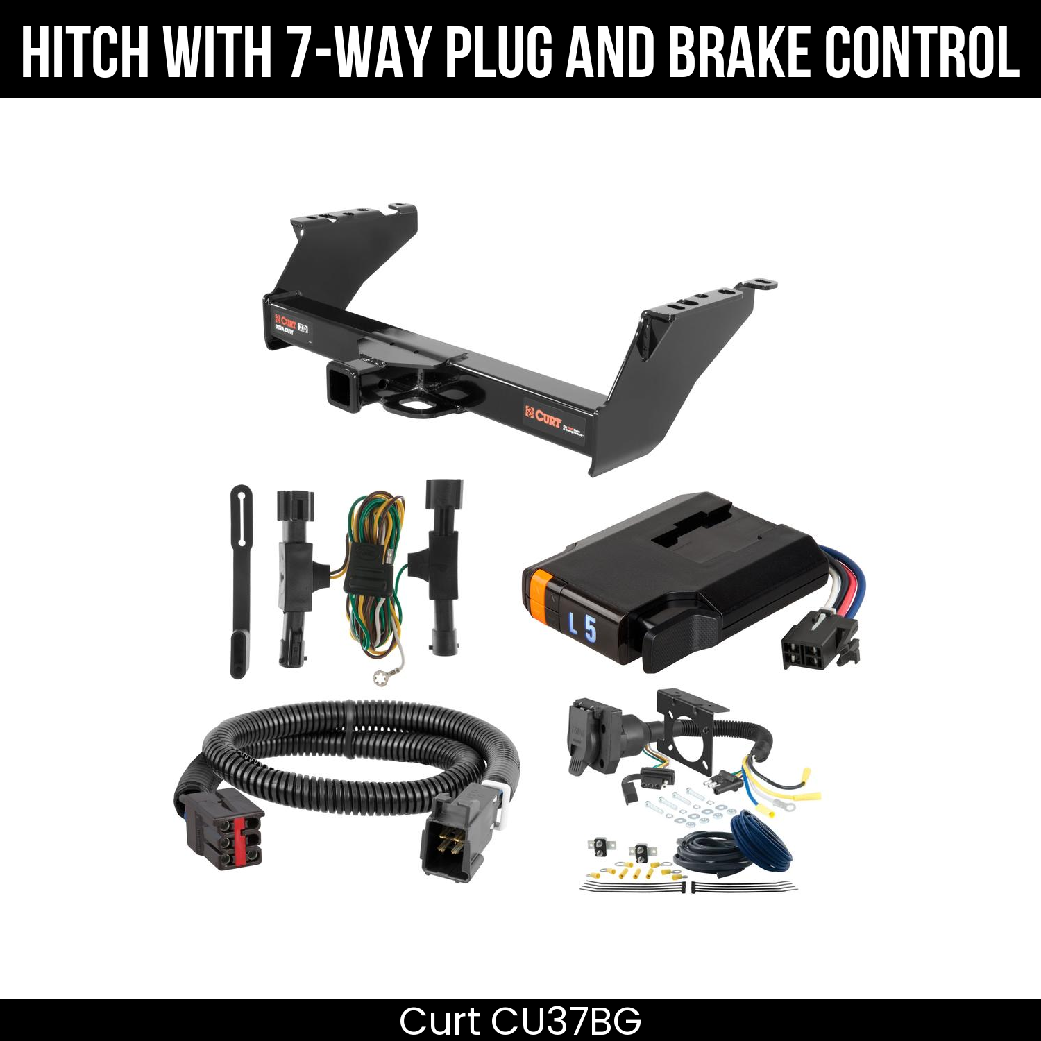 Trailer Hitch , 7-Way , Discovery Next Brake Control