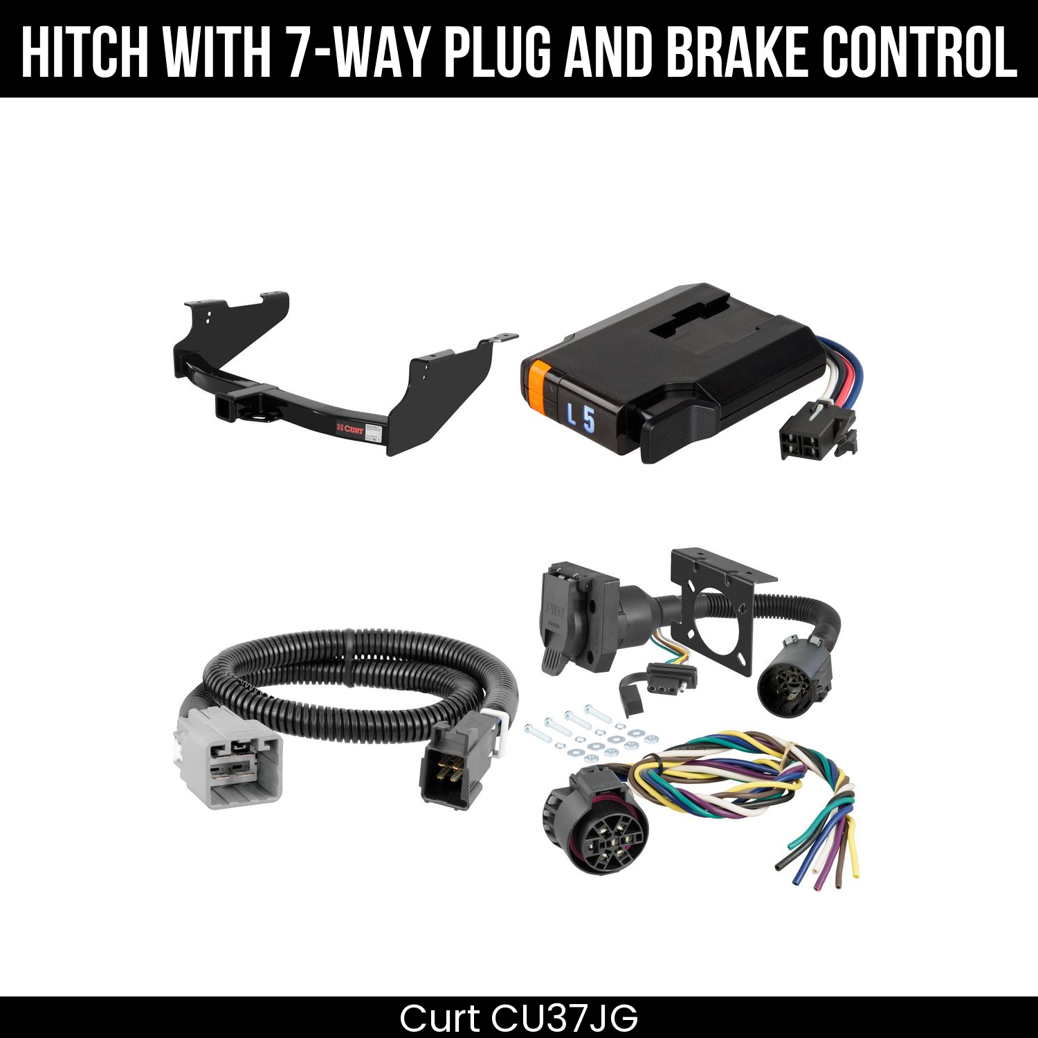 Trailer Hitch , 7-Way , Discovery Next Brake Control